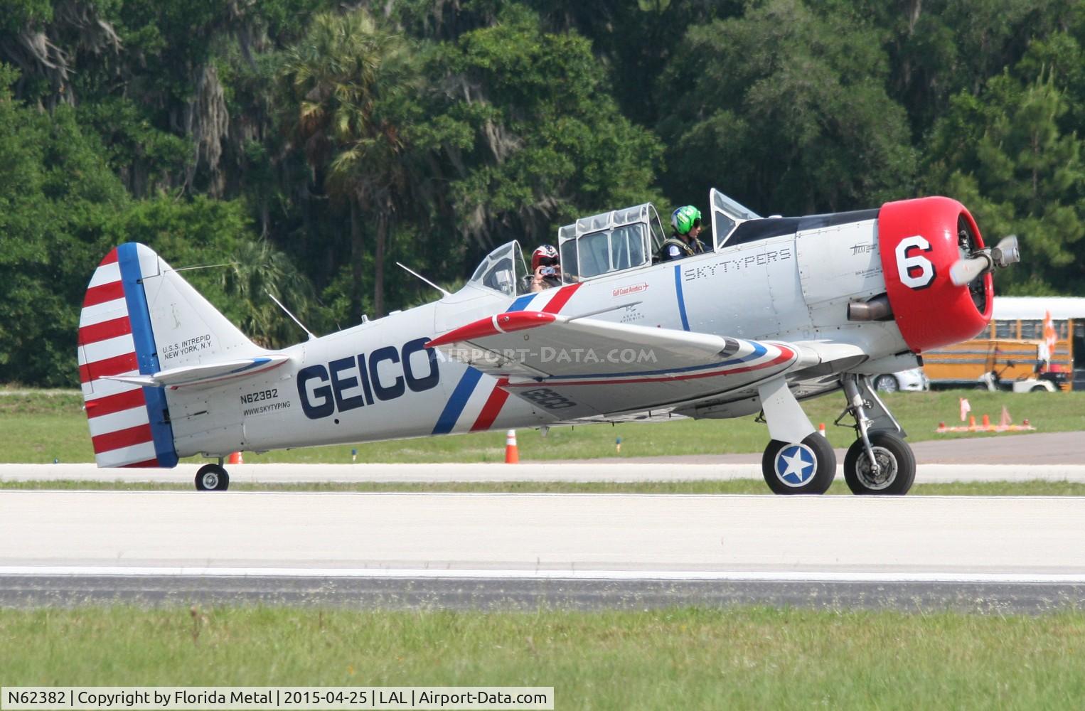 N62382, 1940 North American SNJ-2 Texan C/N 2039, Geico Skytypers