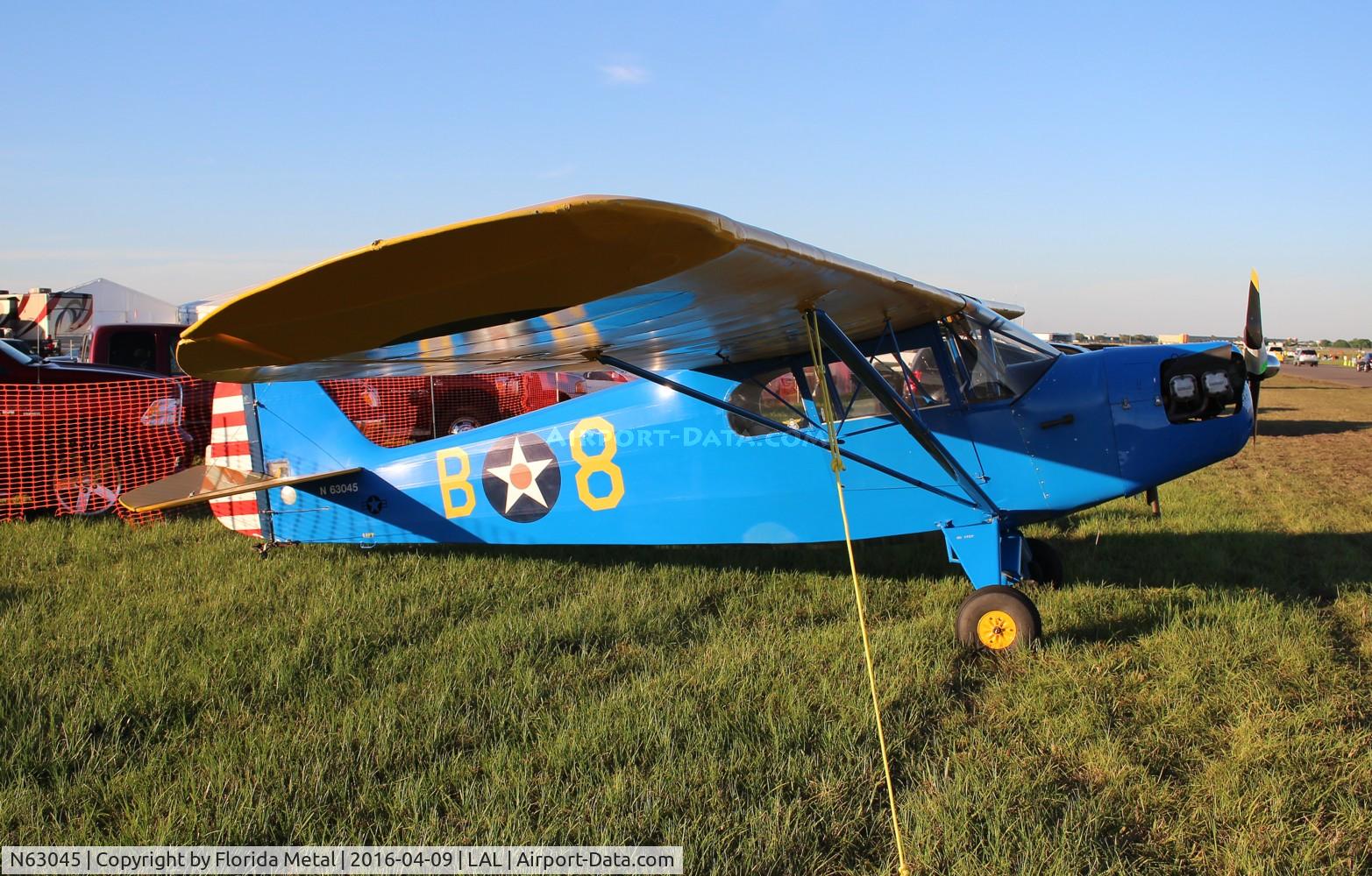 N63045, Taylorcraft DF-65 C/N 6209, Taylorcraft L-2