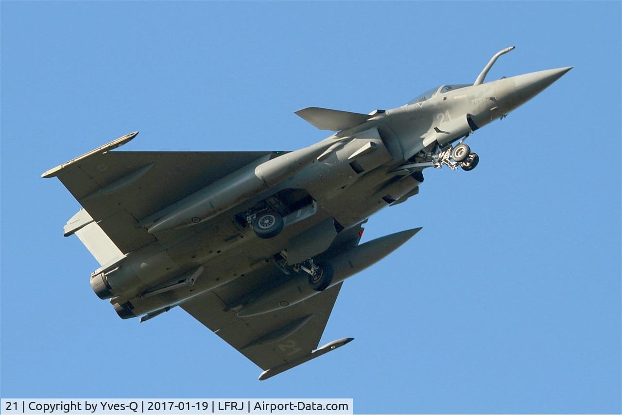 21, Dassault Rafale M C/N 21, Dassault Rafale M, Go around rwy 08, Landivisiau Naval Air Base (LFRJ)