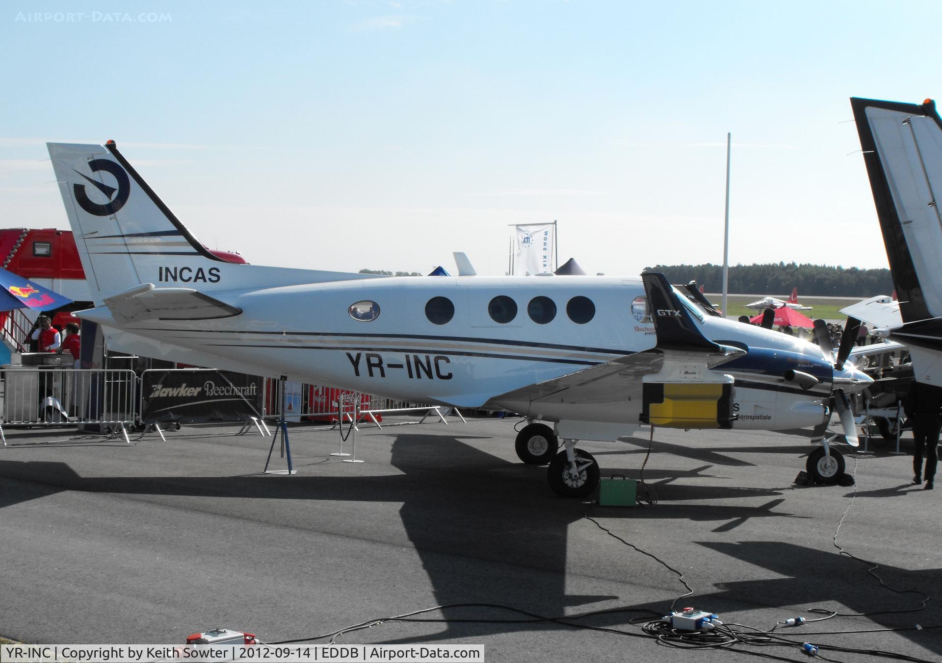 YR-INC, Beechcraft C90GTx King Air C/N LJ-2018, Berlin ILA