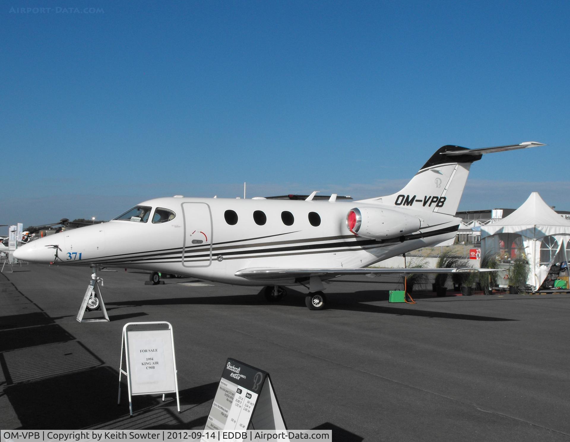 OM-VPB, 2008 Hawker Beechcraft 390 Premier 1A C/N RB-256, Berlin ILA