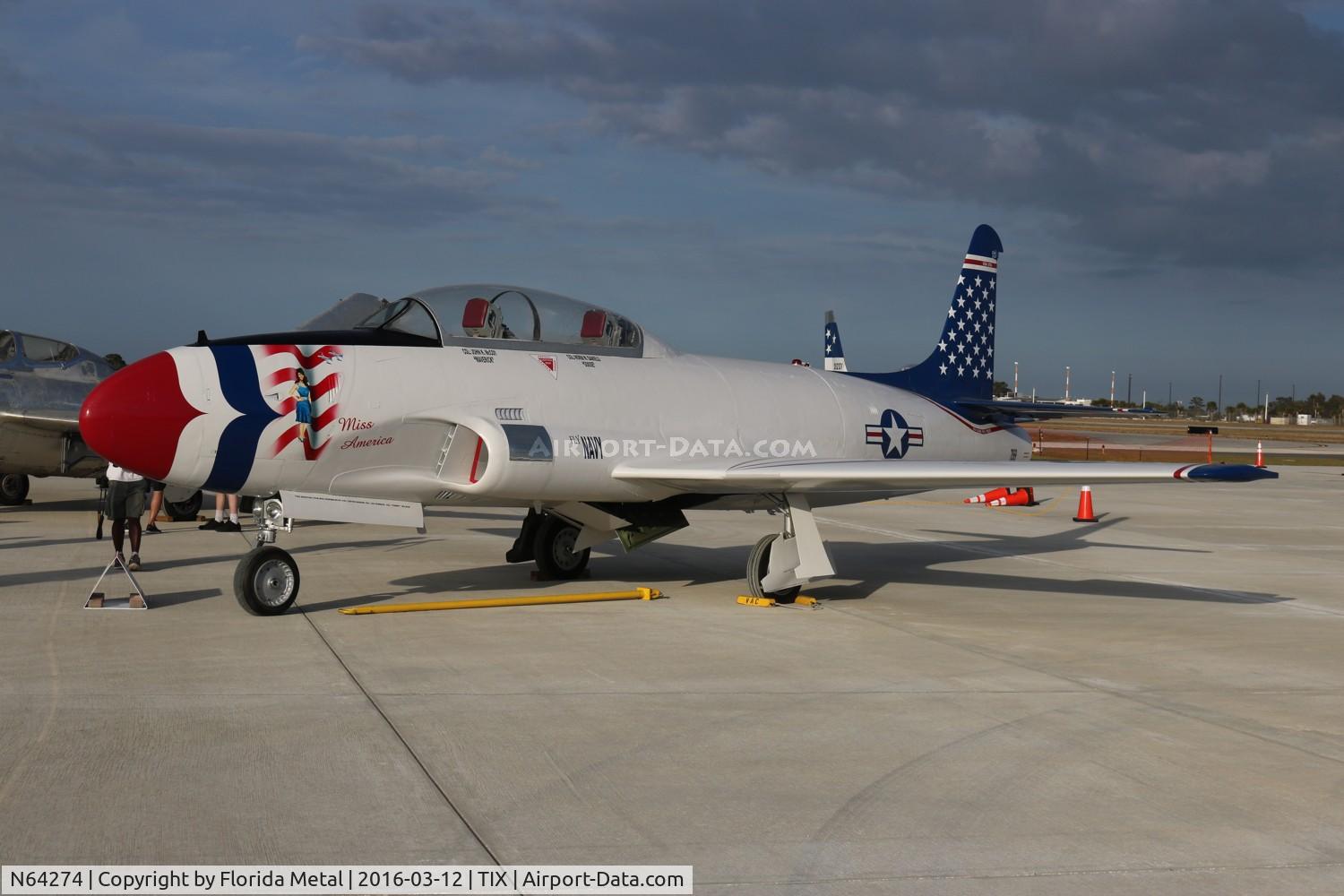 N64274, 1957 Lockheed T-33A Shooting Star C/N 57-0569 (580-1219), T-33 at TICO