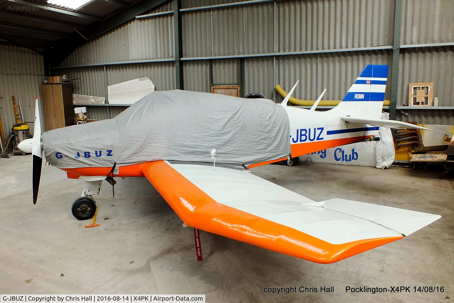 G-JBUZ, 1976 Robin DR-400-180R Remorqueur Regent C/N 1158, at Pocklington