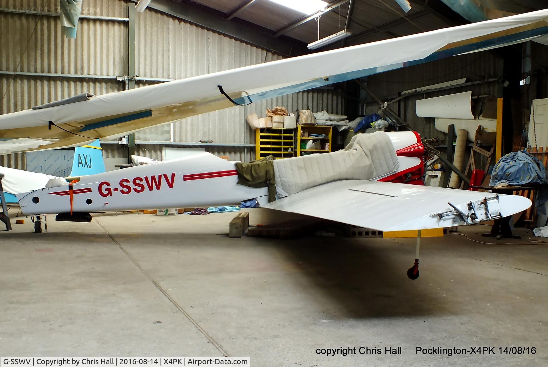 G-SSWV, 1973 Sportavia-Putzer RF-5B Sperber C/N 51032, at Pocklington