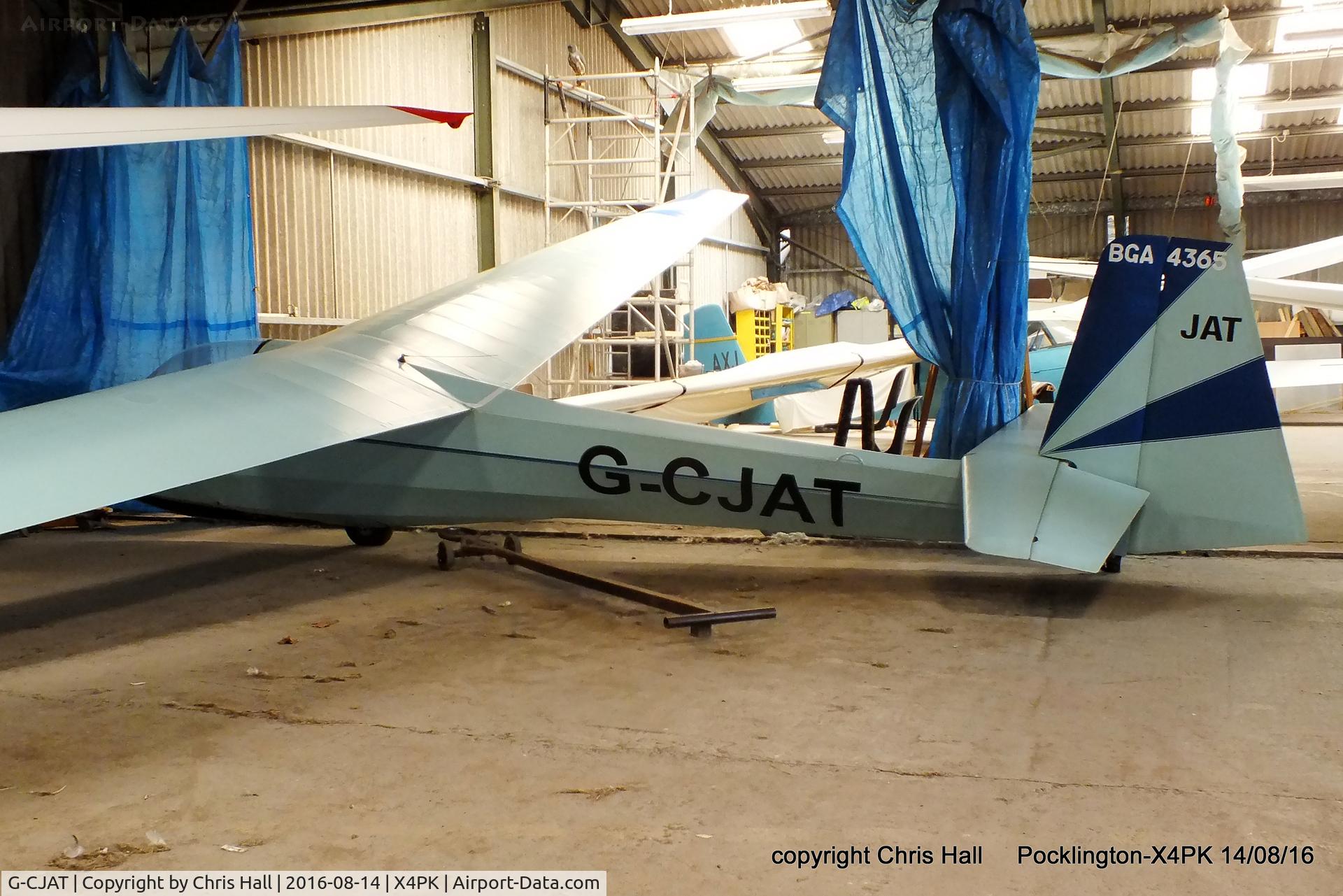 G-CJAT, 1963 Schleicher K-8B C/N 8150, at Pocklington