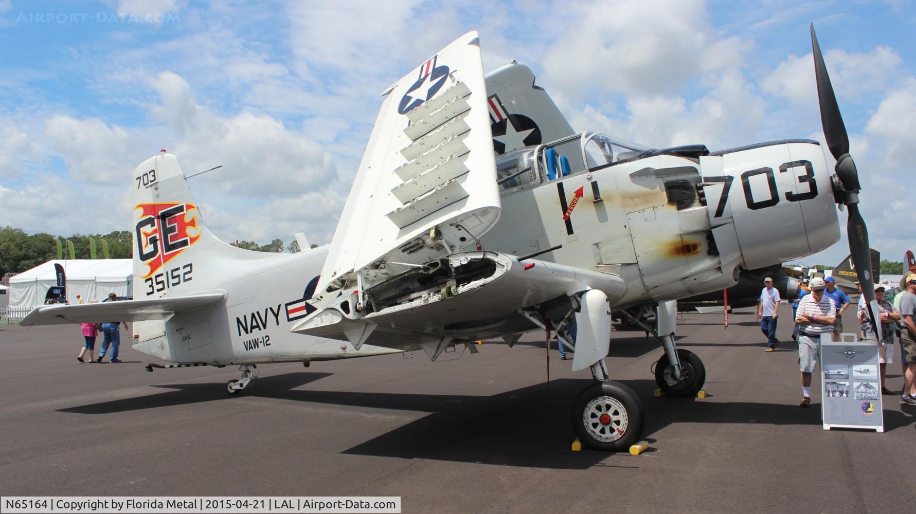 N65164, 1955 Douglas EA-1E Skyraider AD-5W C/N 55-471DH, EA-1E