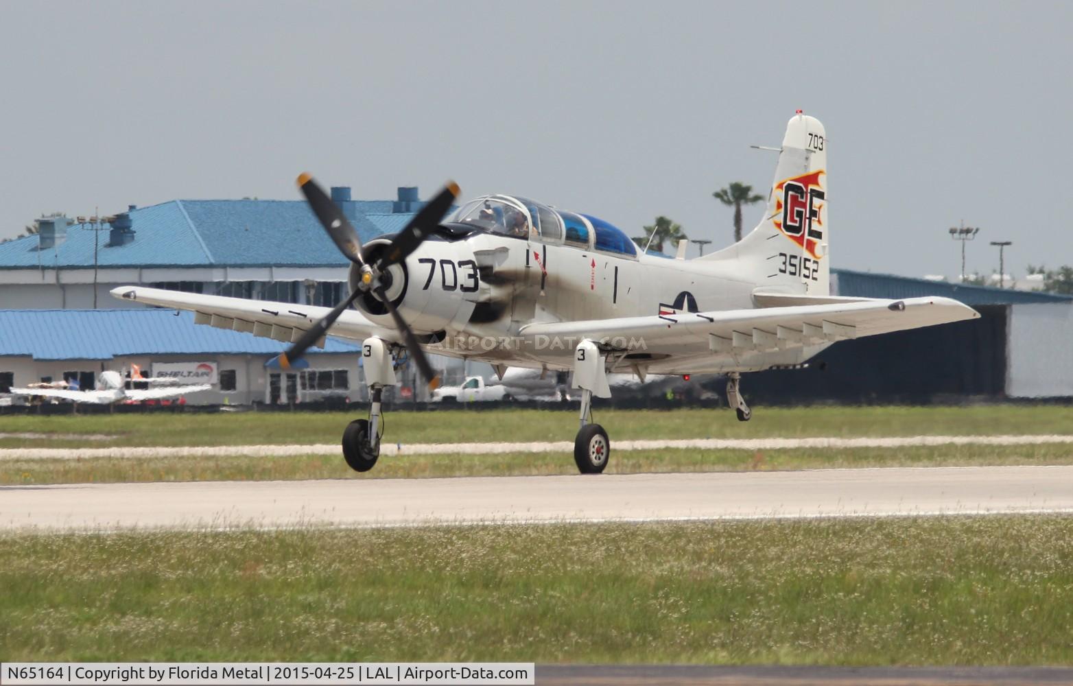 N65164, 1955 Douglas EA-1E Skyraider AD-5W C/N 55-471DH, EA-1E