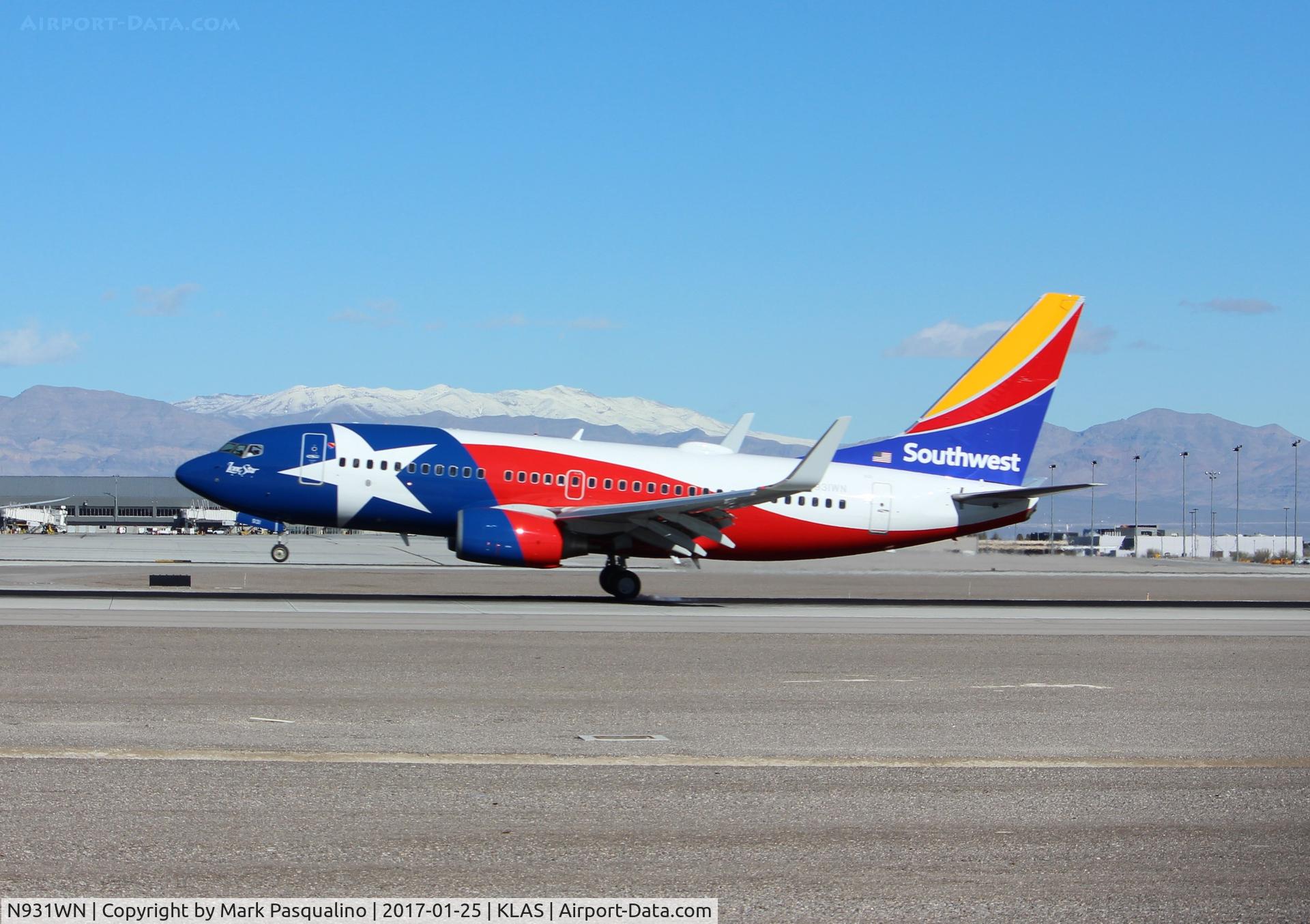 N931WN, 2009 Boeing 737-7H4 C/N 36637, Boeing 737-700