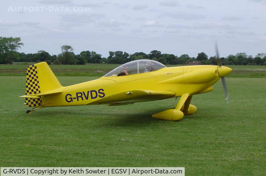 G-RVDS, 2003 Vans RV-4 C/N PFA 181-12270, Old Buckenham Airfield