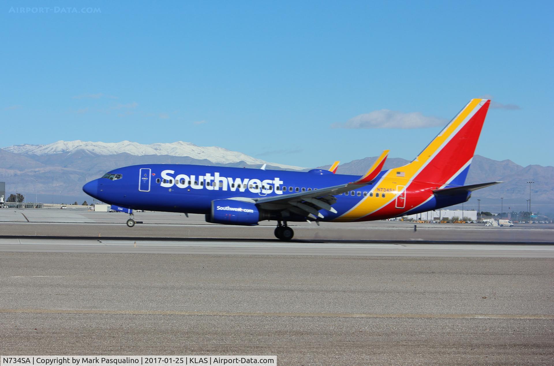 N734SA, 1999 Boeing 737-7H4 C/N 27866, Boeing 737-700