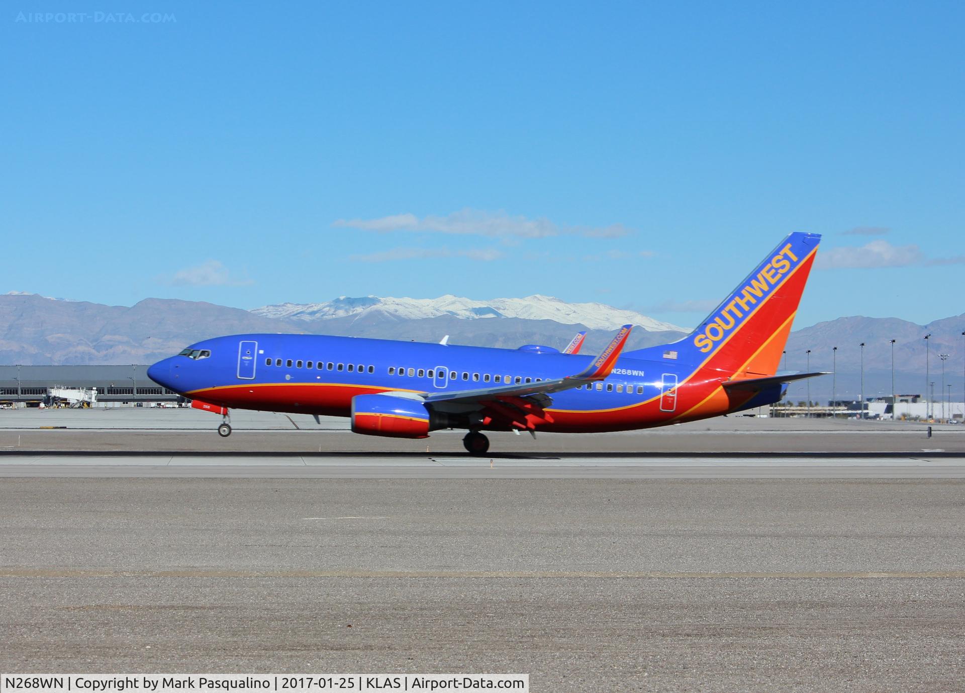 N268WN, 2007 Boeing 737-7H4 C/N 32524, Boeing 737-700