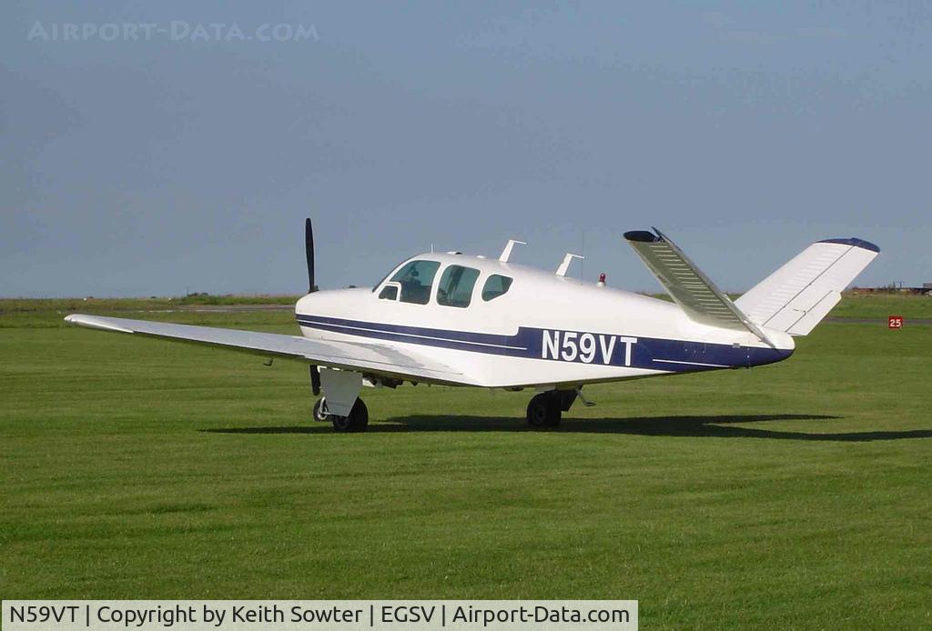 N59VT, 1959 Beech K35 Bonanza C/N D-5897, Old Buckenham Airfield