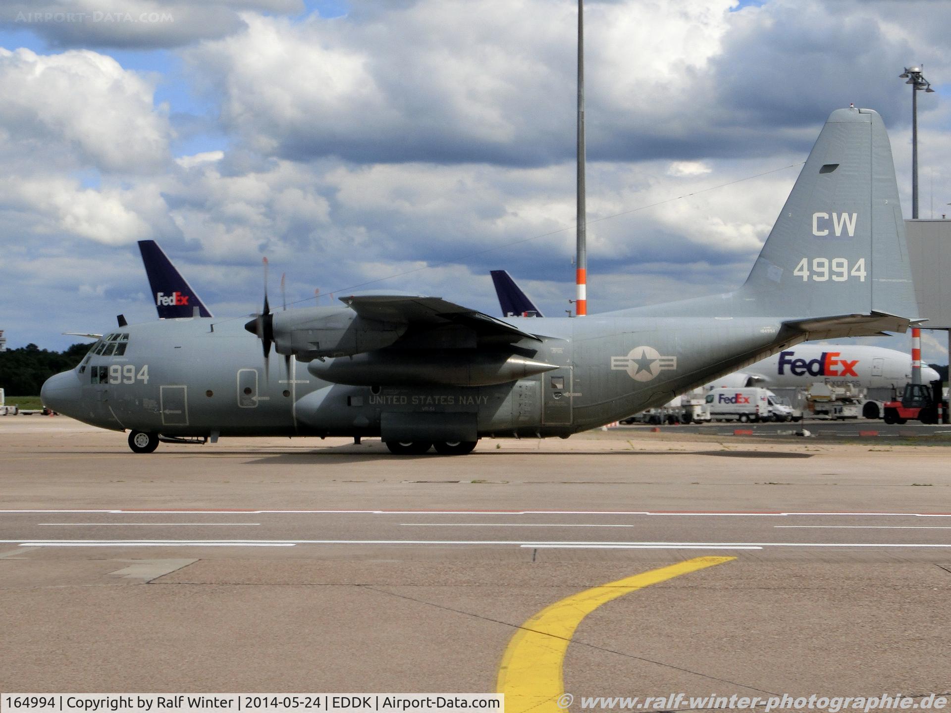164994, Lockheed C-130T Hercules C/N 382-5299, Lockheed C-130T Hercules - United States Navy - 164994 - 24.05.2014 - CGN