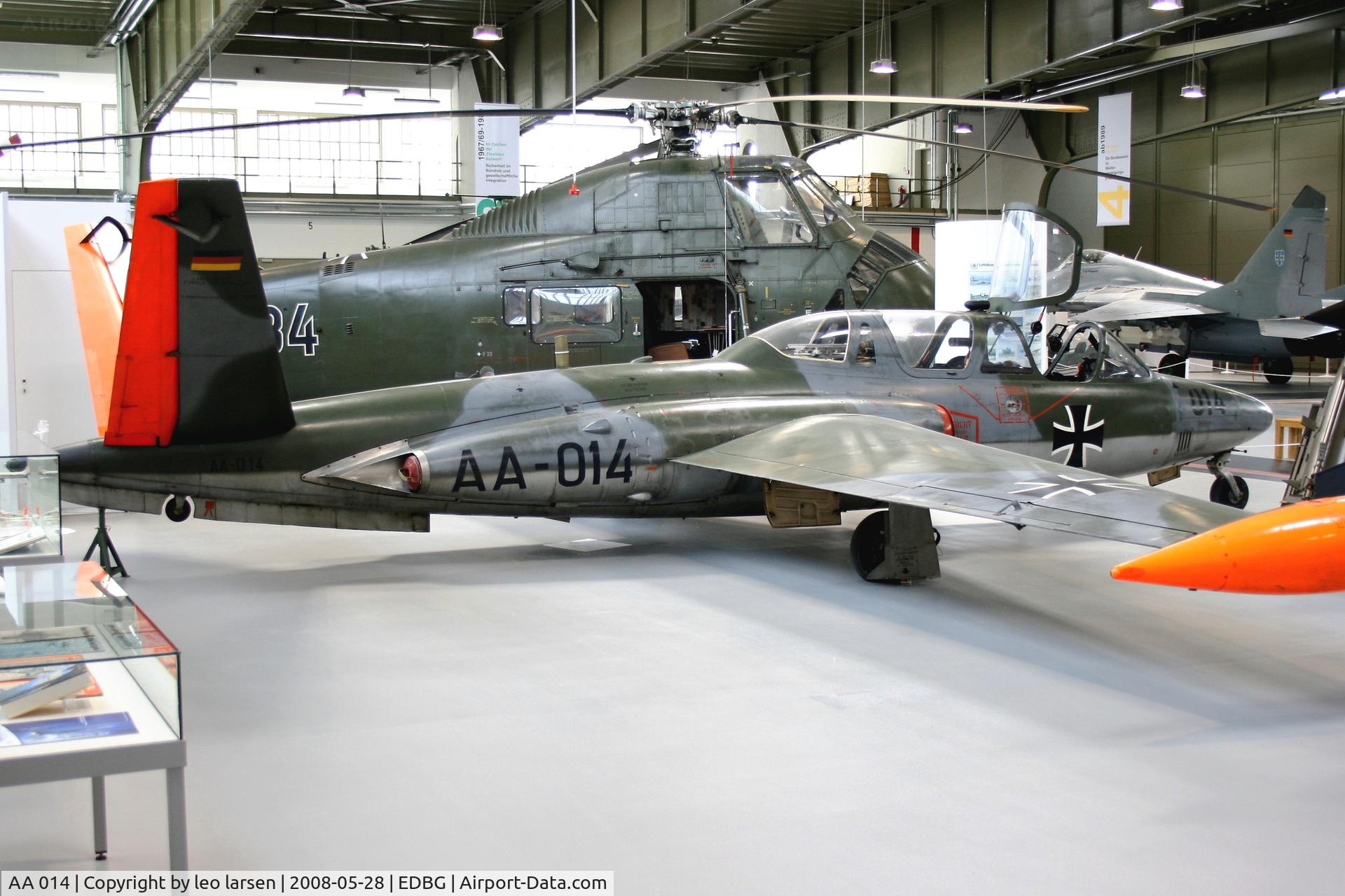 AA 014, Fouga CM-170R Magister C/N D229, Berlin Gatow Museum 28.5.2008
