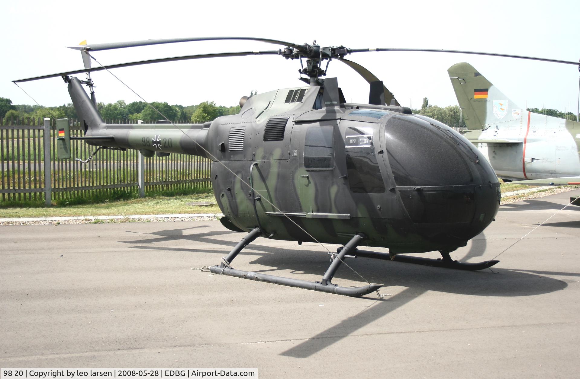 98 20, MBB Bo.105M C/N S 90, Berlin Gatow Museum 28.5.2008