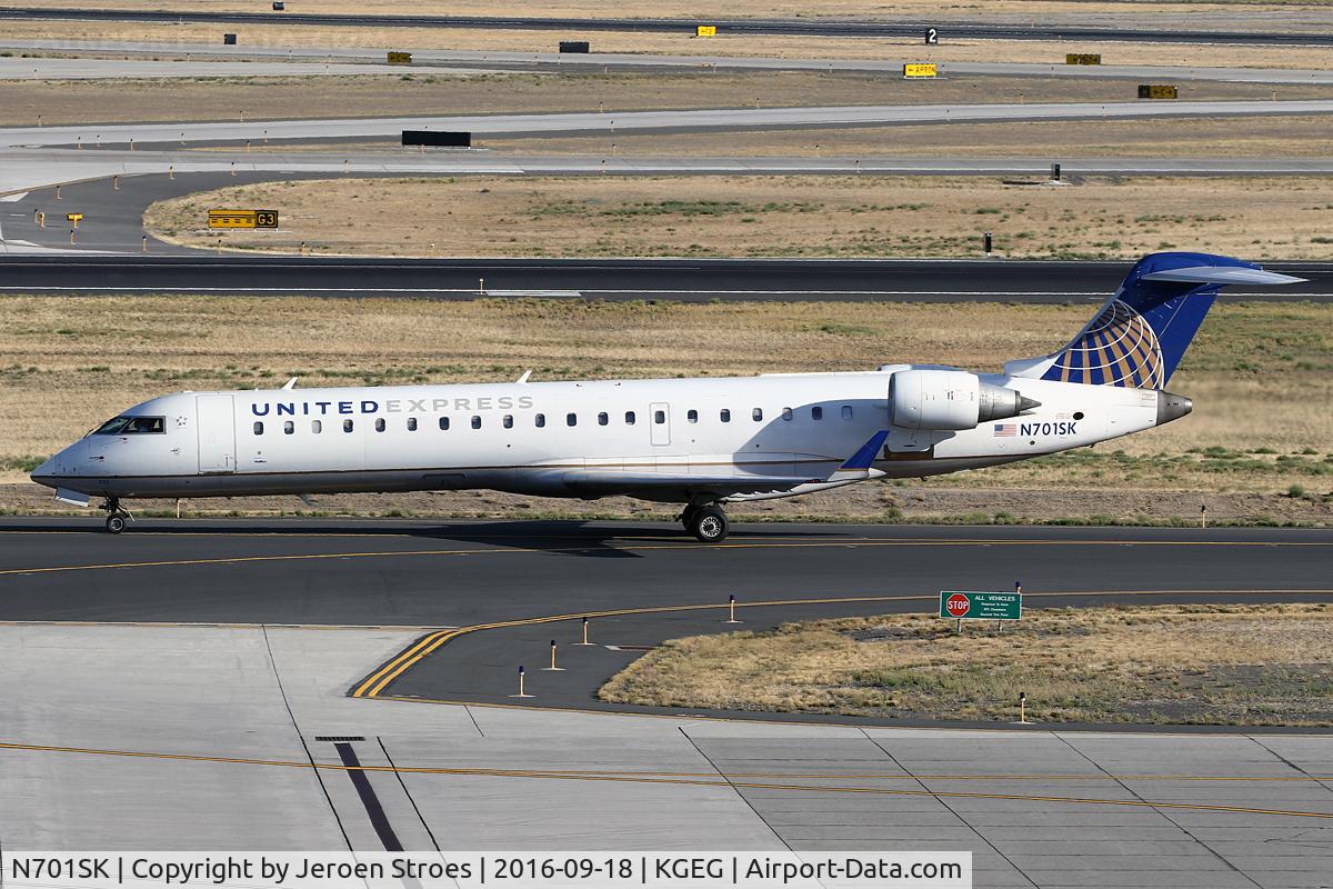 N701SK, 2004 Bombardier CRJ-700 (CL-600-2C10) Regional Jet C/N 10133, Spokane