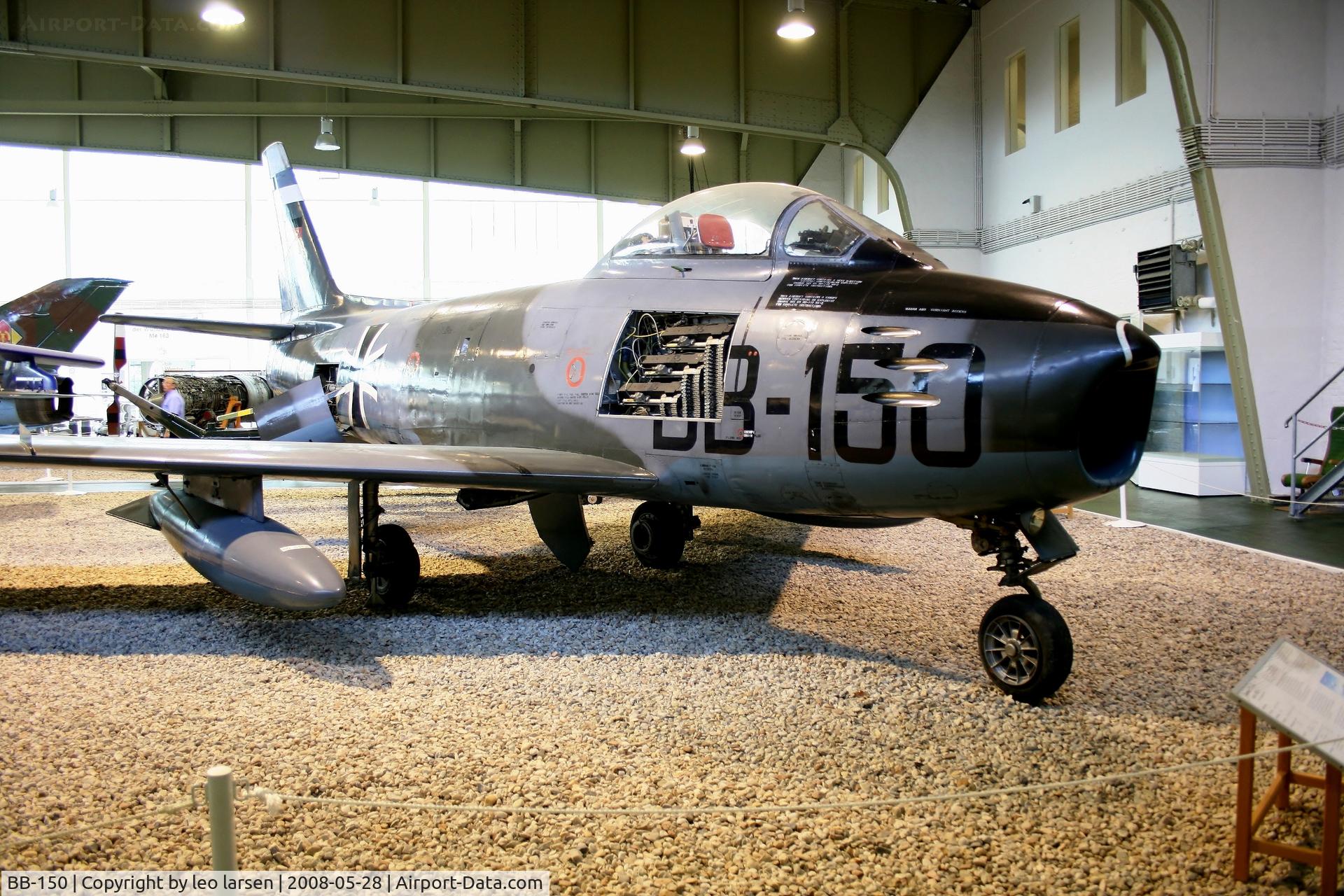 BB-150, Canadair CL-13A Sabre 5 C/N 895, Berlin Gatow Museum 28.5.2008