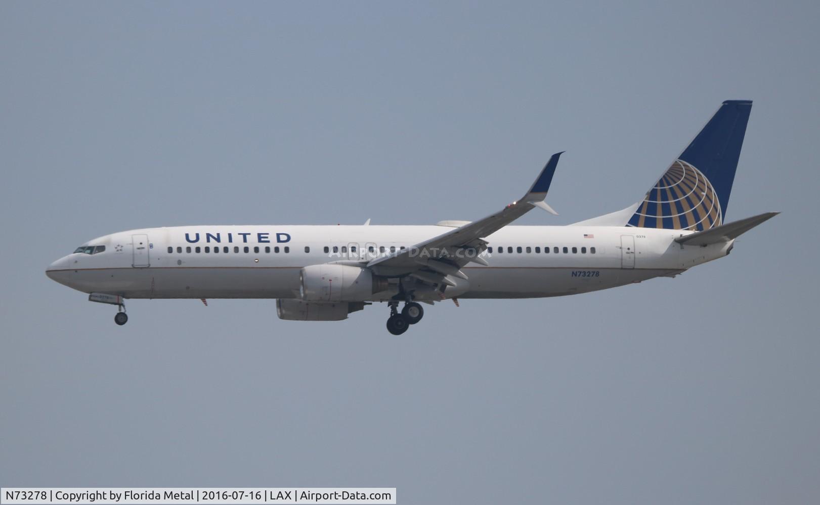 N73278, 2003 Boeing 737-824 C/N 31596, United