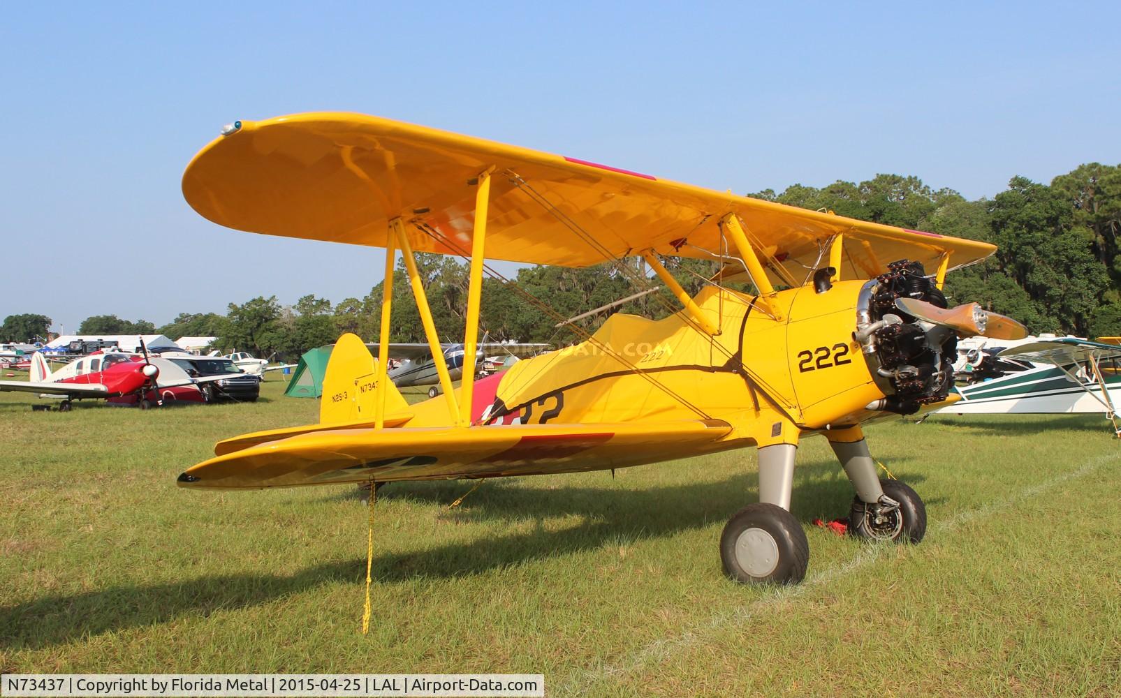 N73437, 1956 Boeing B75N1 C/N 75-6703, Stearman