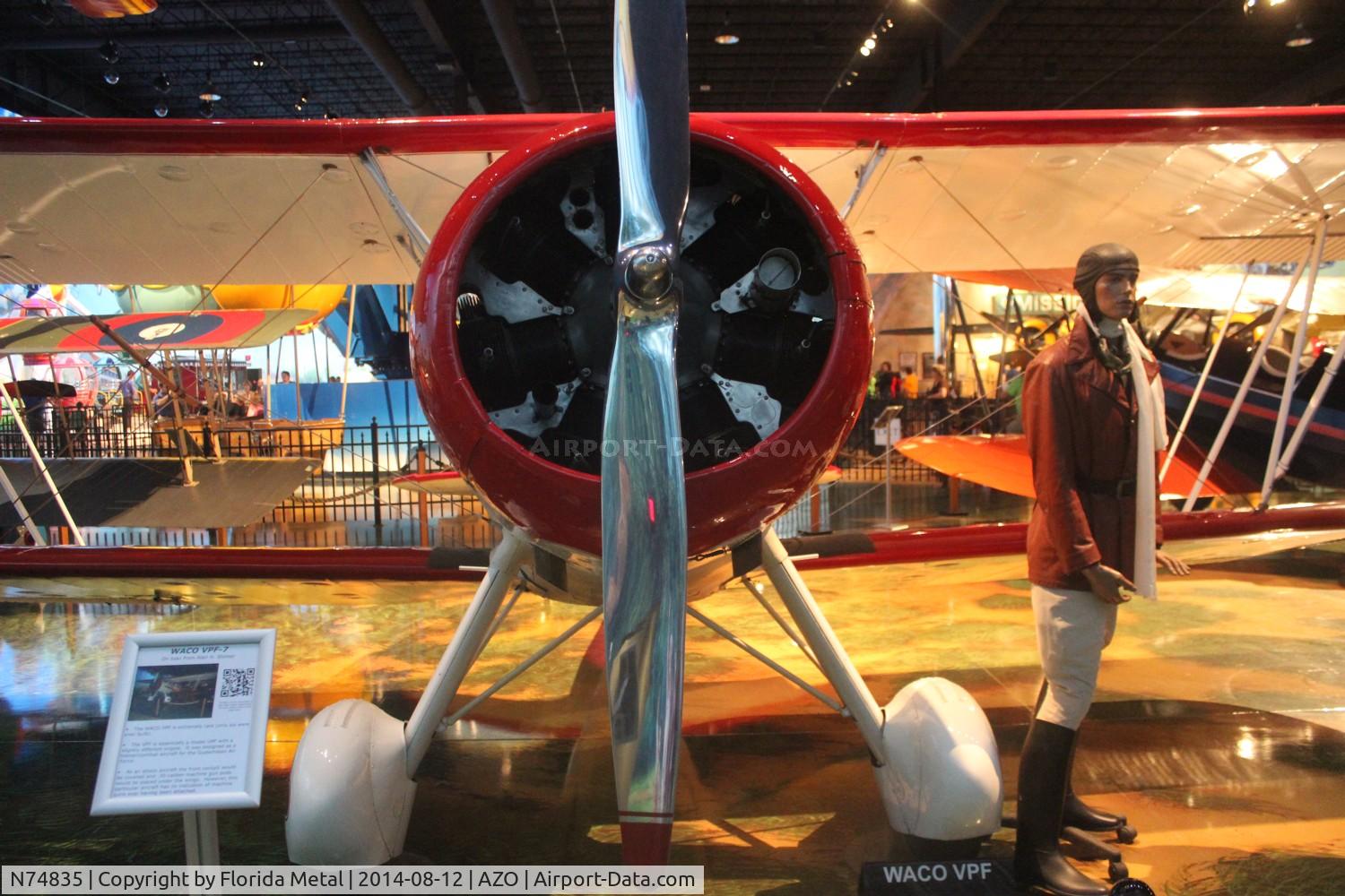 N74835, 1937 Waco VPF-7 C/N 4655, Waco VPF-7