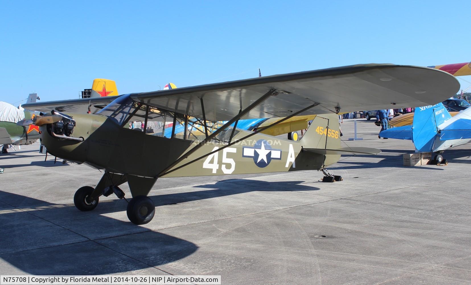 N75708, 1945 Piper J3C-65 Cub Cub C/N 13296, Piper L-4