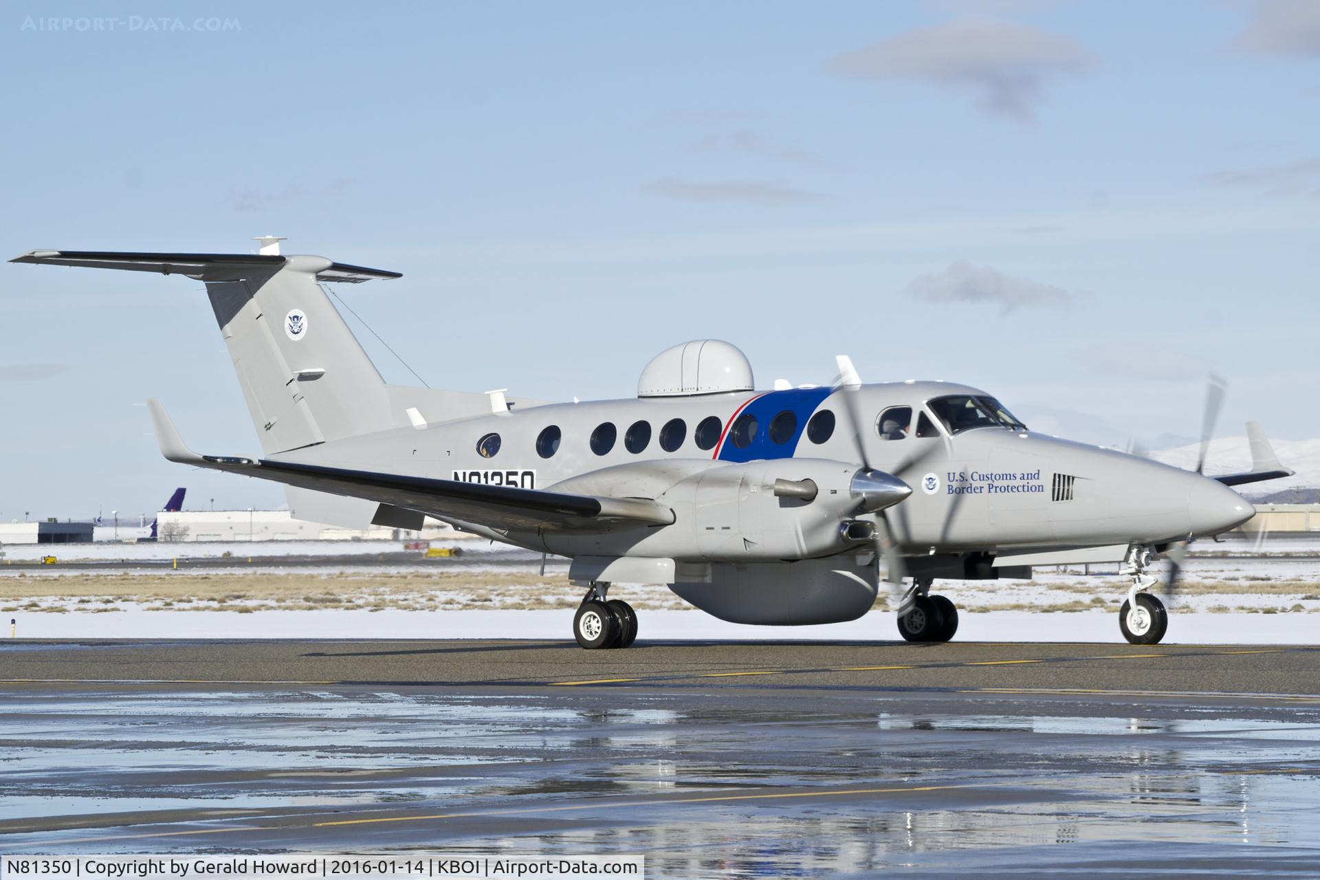 N81350, Hawker Beechcraft 350ER King Air (B300CER) C/N FL-770, Dept. of Homeland Security.