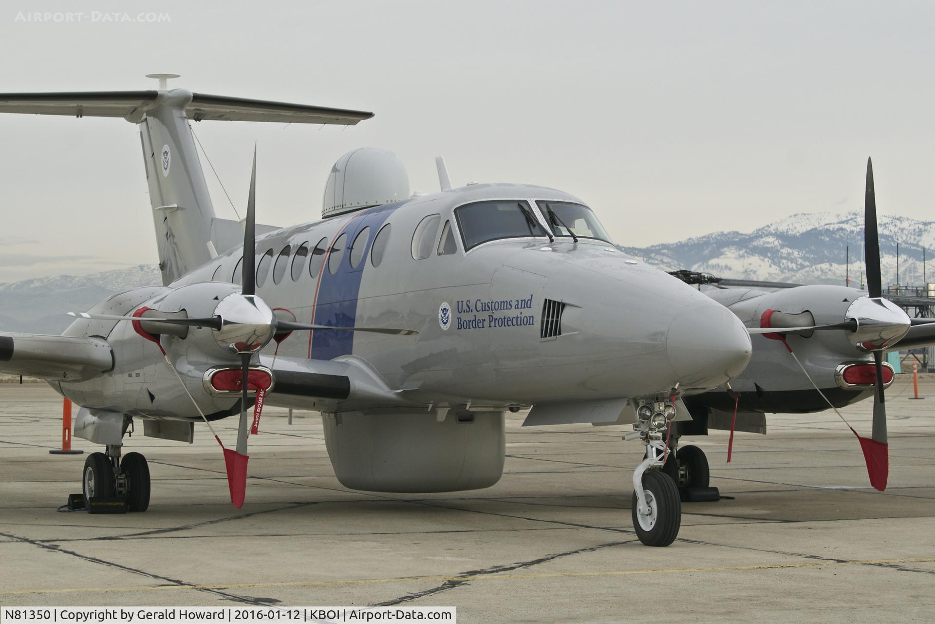 N81350, Hawker Beechcraft 350ER King Air (B300CER) C/N FL-770, Dept. of Homeland Security.