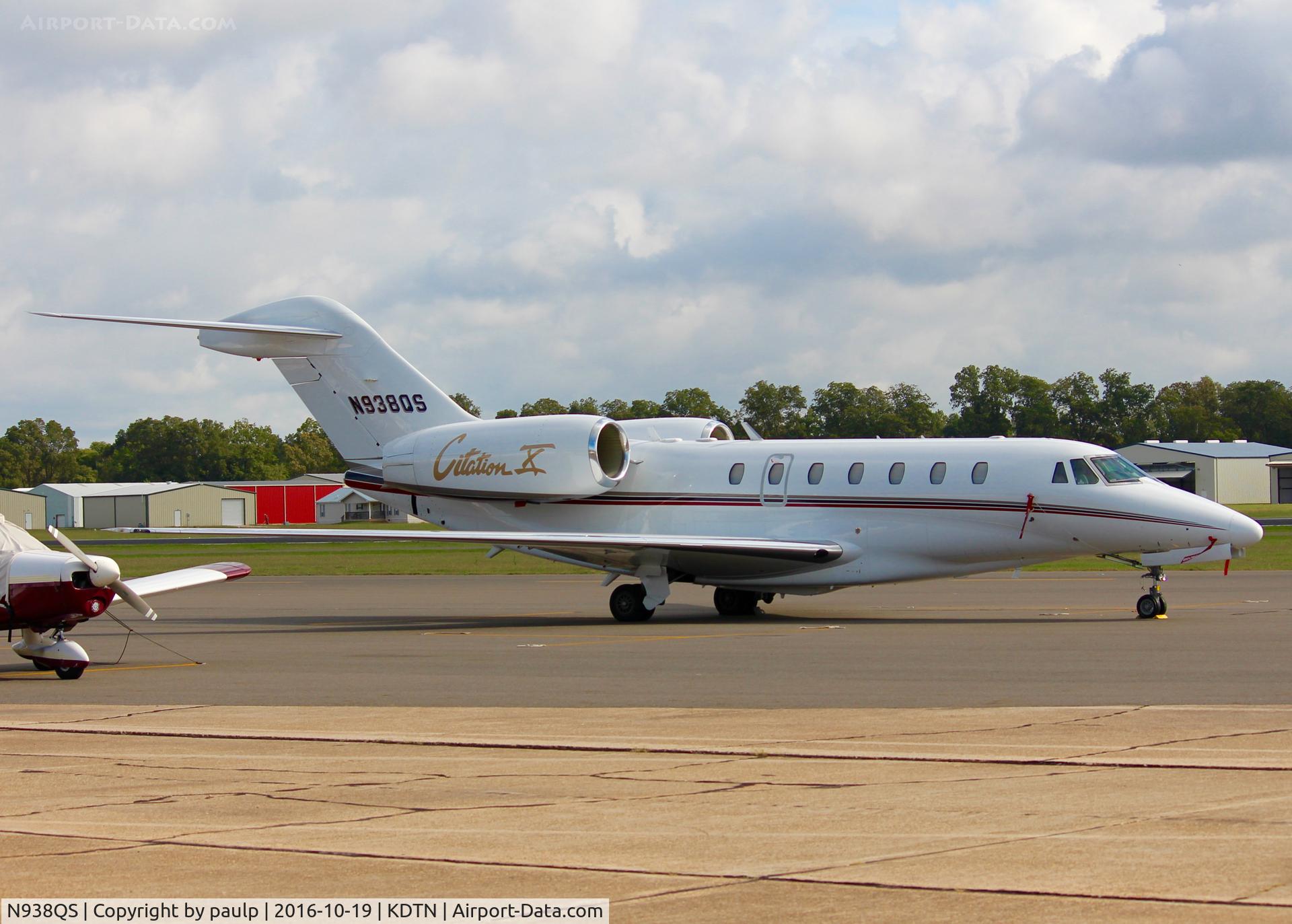 N938QS, 2001 Cessna 750 Citation X Citation X C/N 750-0183, At Downtown Shreveport.
