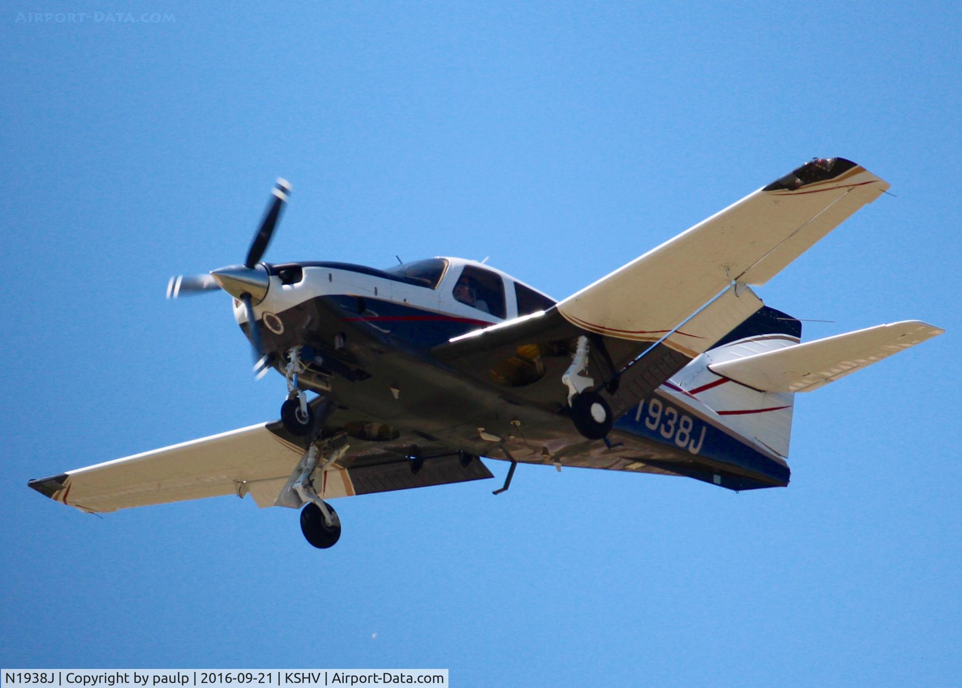 N1938J, 1976 Rockwell International 114 Commander C/N 14036, At Shreveport Regional. 