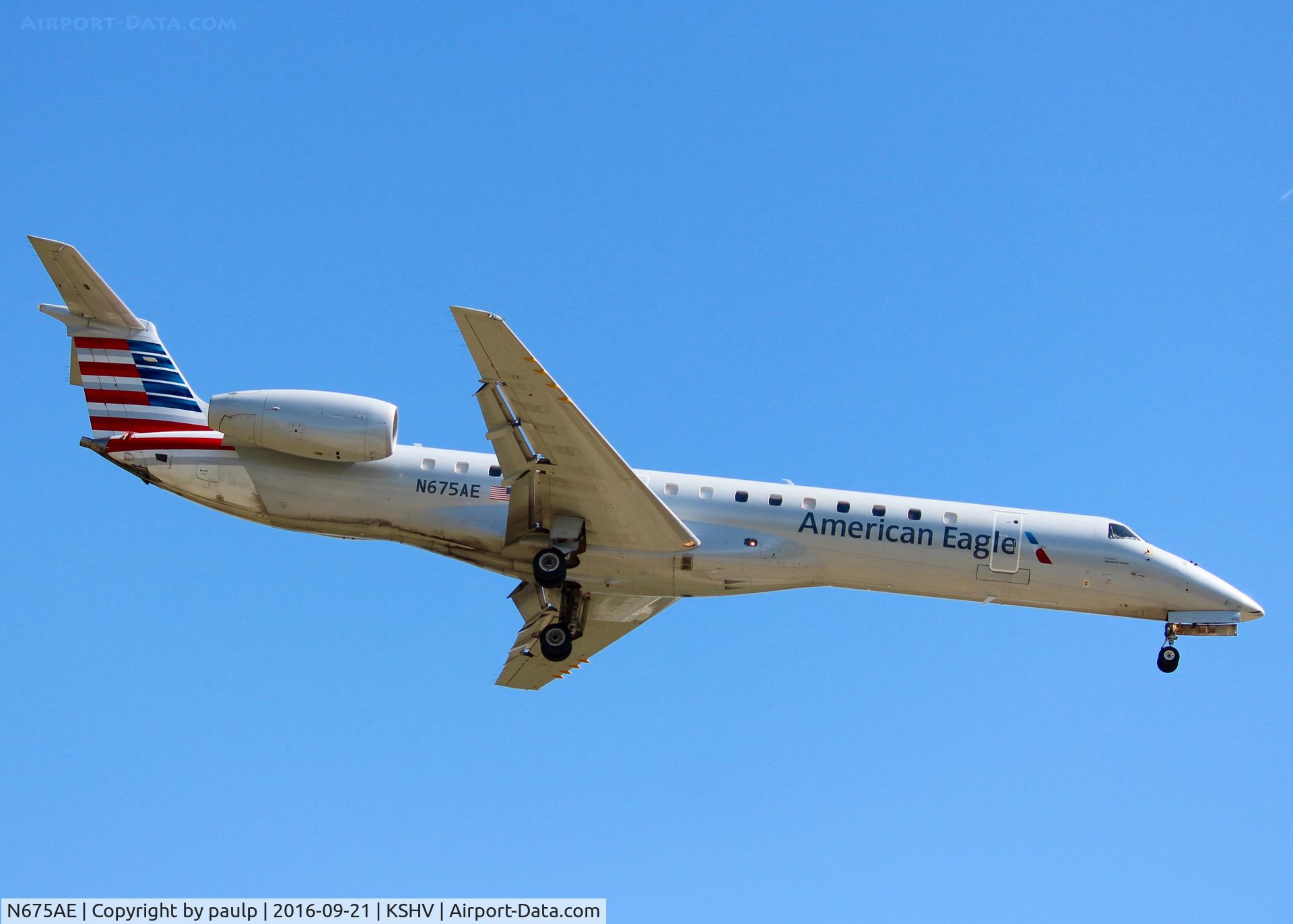 N675AE, 2004 Embraer ERJ-145LR (EMB-145LR) C/N 14500806, At Shreveport Regional.