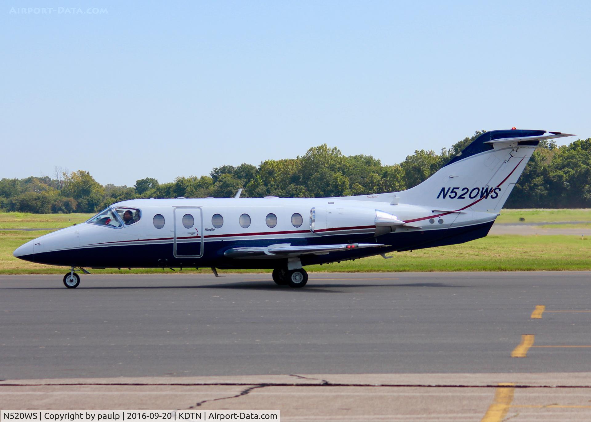 N520WS, 1988 Beech 400 Beechjet C/N RJ-53, At Downtown Shreveport.