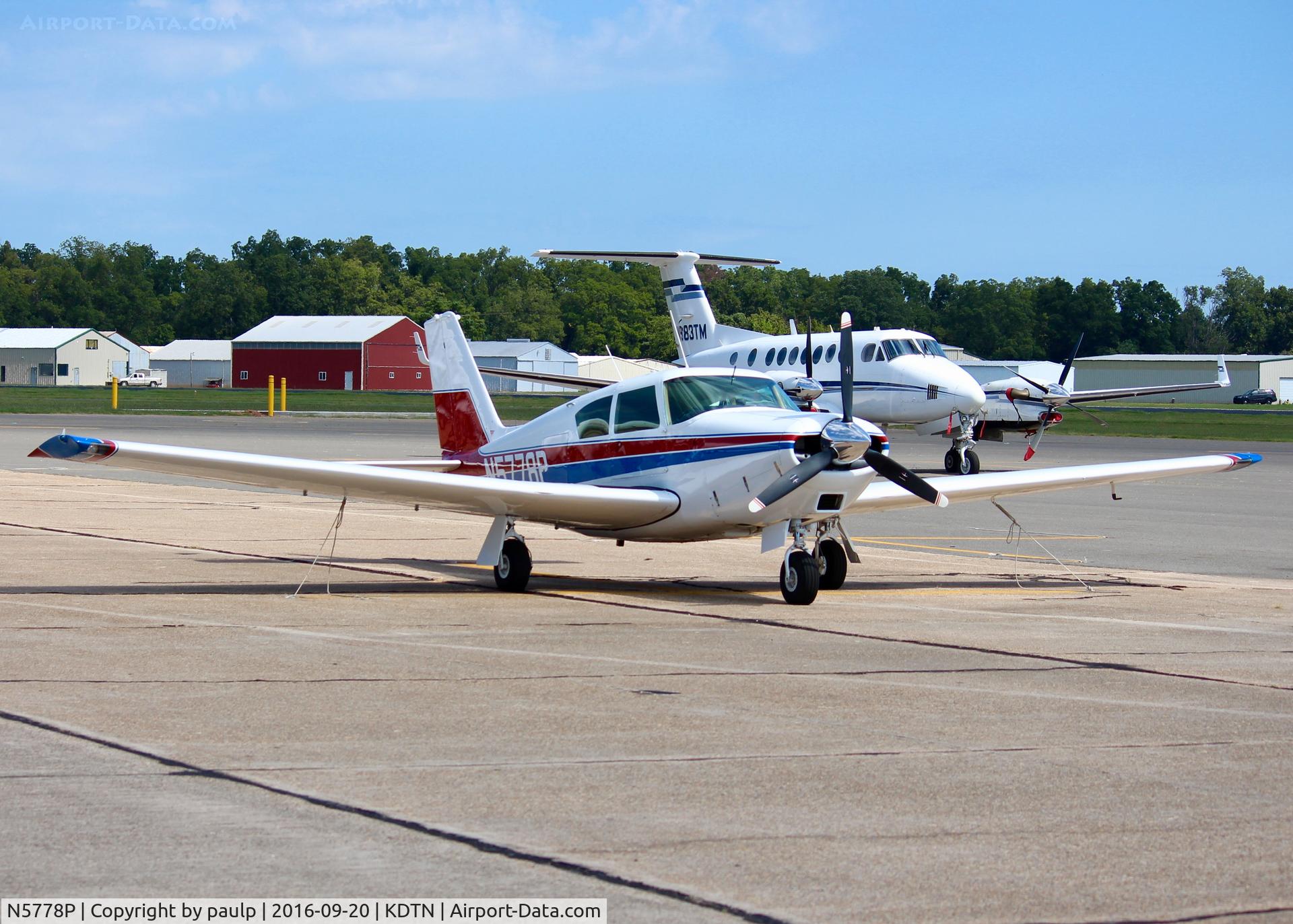 N5778P, 1959 Piper PA-24-250 Comanche C/N 24-857, At Downtown Shreveport.