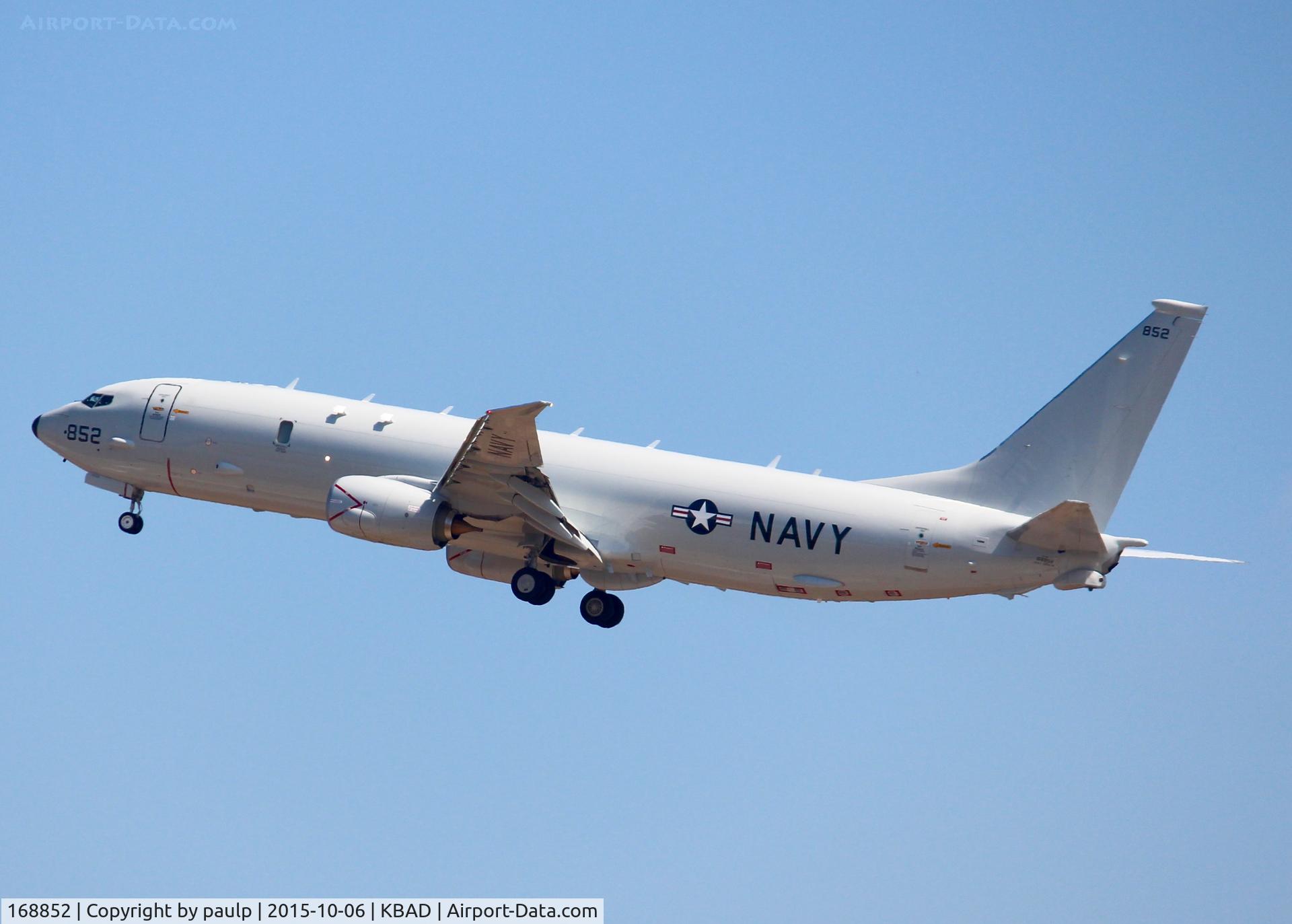 168852, 2015 Boeing P-8A Poseidon C/N 44144, At Barksdale Air Force Base.