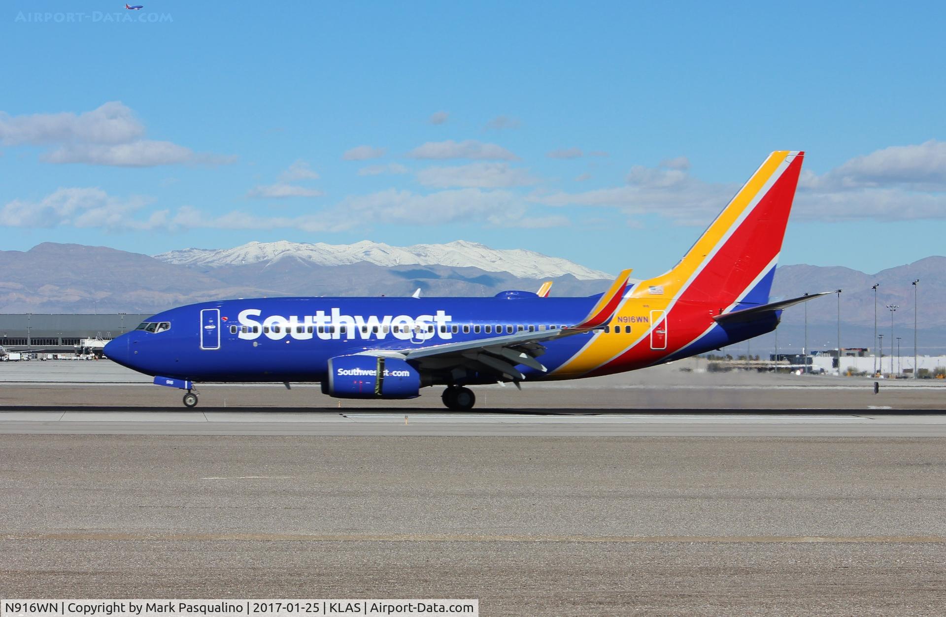 N916WN, 2008 Boeing 737-7H4 C/N 36623, Boeing 737-700
