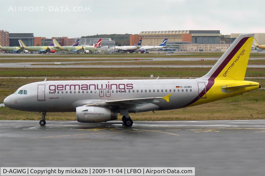 D-AGWG, 2007 Airbus A319-132 C/N 3193, Taxiing