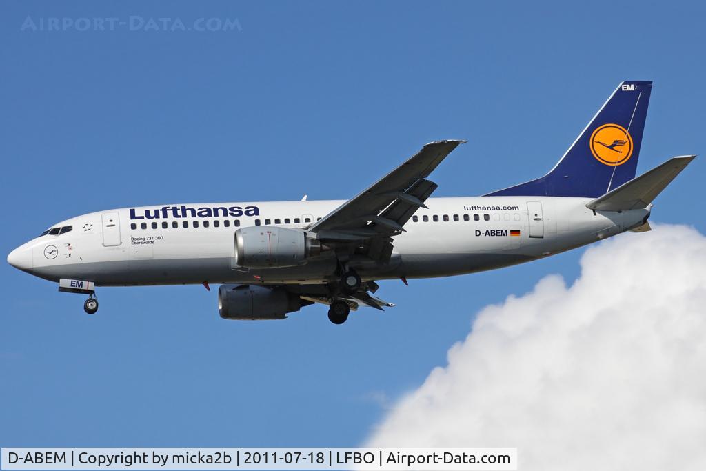 D-ABEM, 1991 Boeing 737-330 C/N 25416, Landing