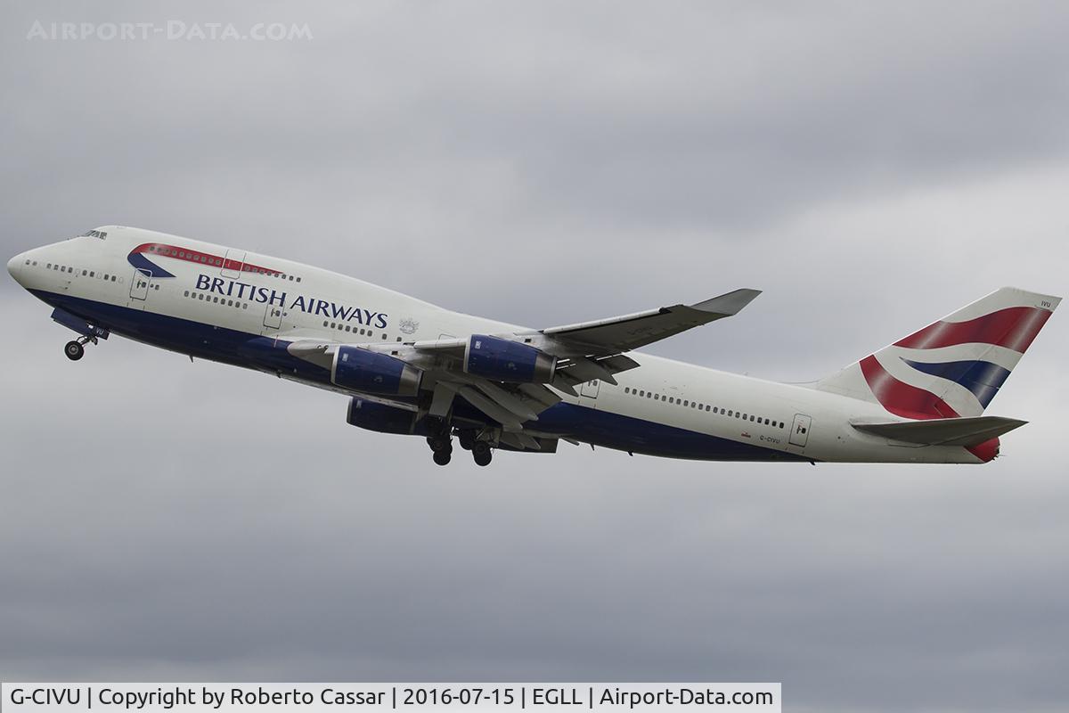 G-CIVU, 1998 Boeing 747-436 C/N 25810, Heathrow 2016