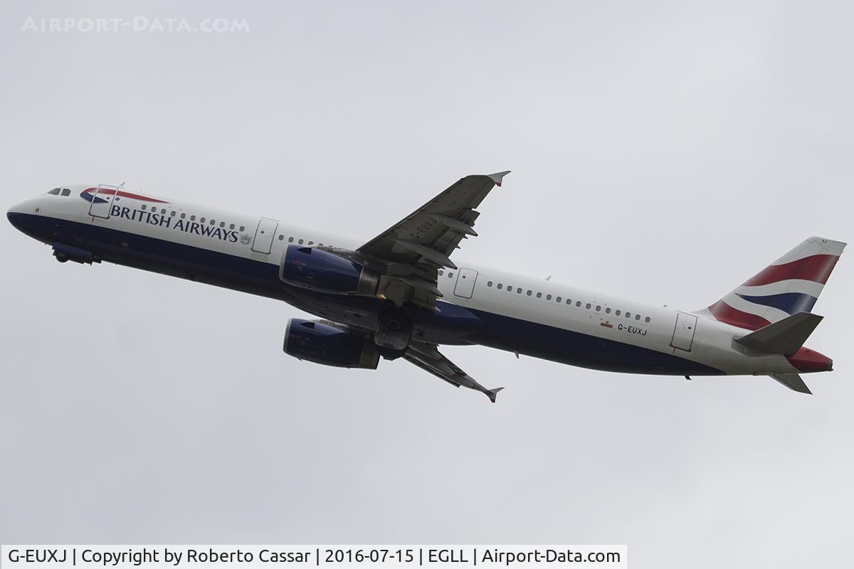 G-EUXJ, 2007 Airbus A321-231 C/N 3081, Heathrow 2016