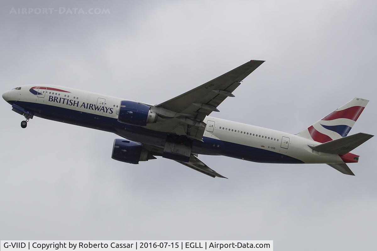 G-VIID, 1997 Boeing 777-236 C/N 27486, Heathrow 2016