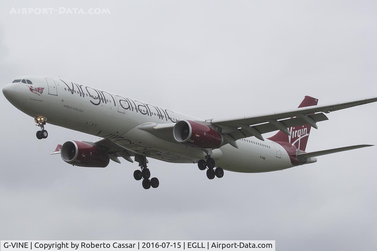 G-VINE, 2011 Airbus A330-343X C/N 1231, Heathrow 2016