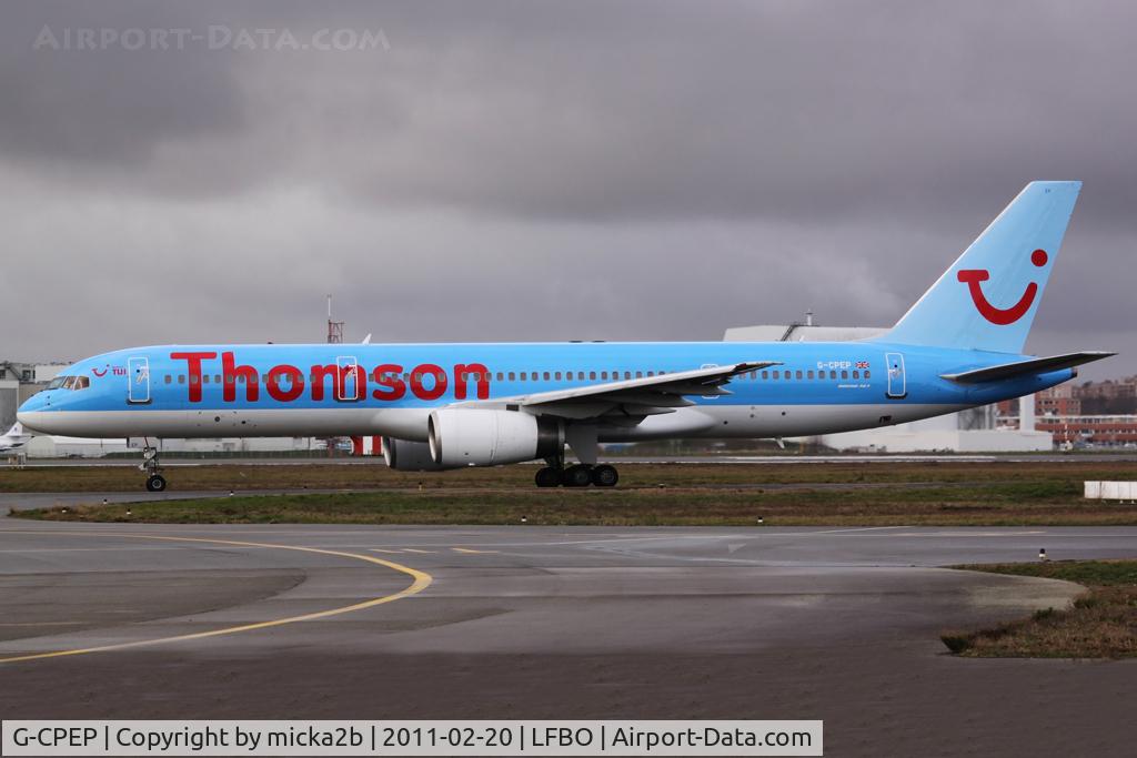 G-CPEP, 1991 Boeing 757-2Y0 C/N 25268, Taxiing