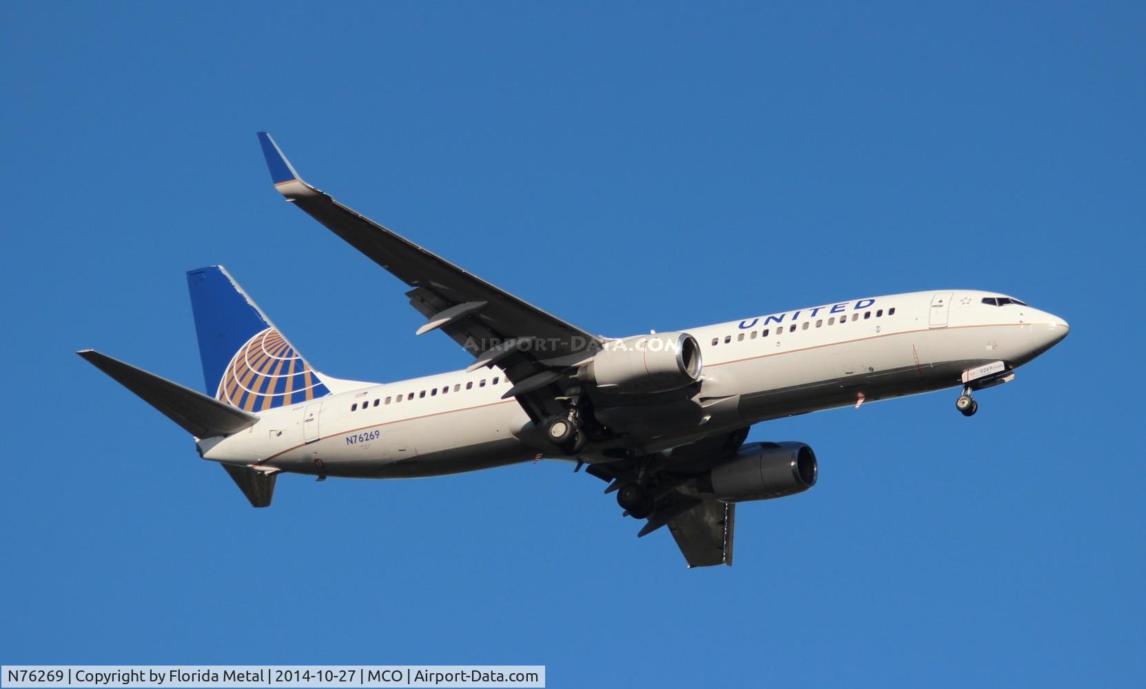 N76269, 2001 Boeing 737-824 C/N 31588, United