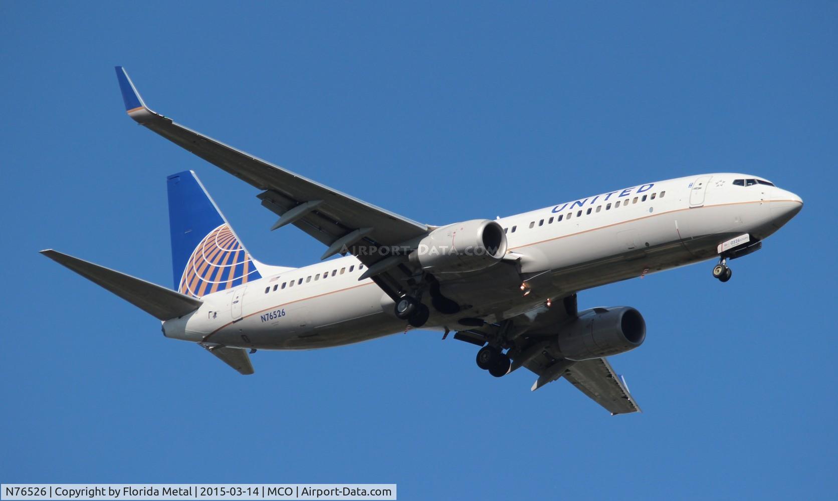N76526, 2010 Boeing 737-824 C/N 38700, United