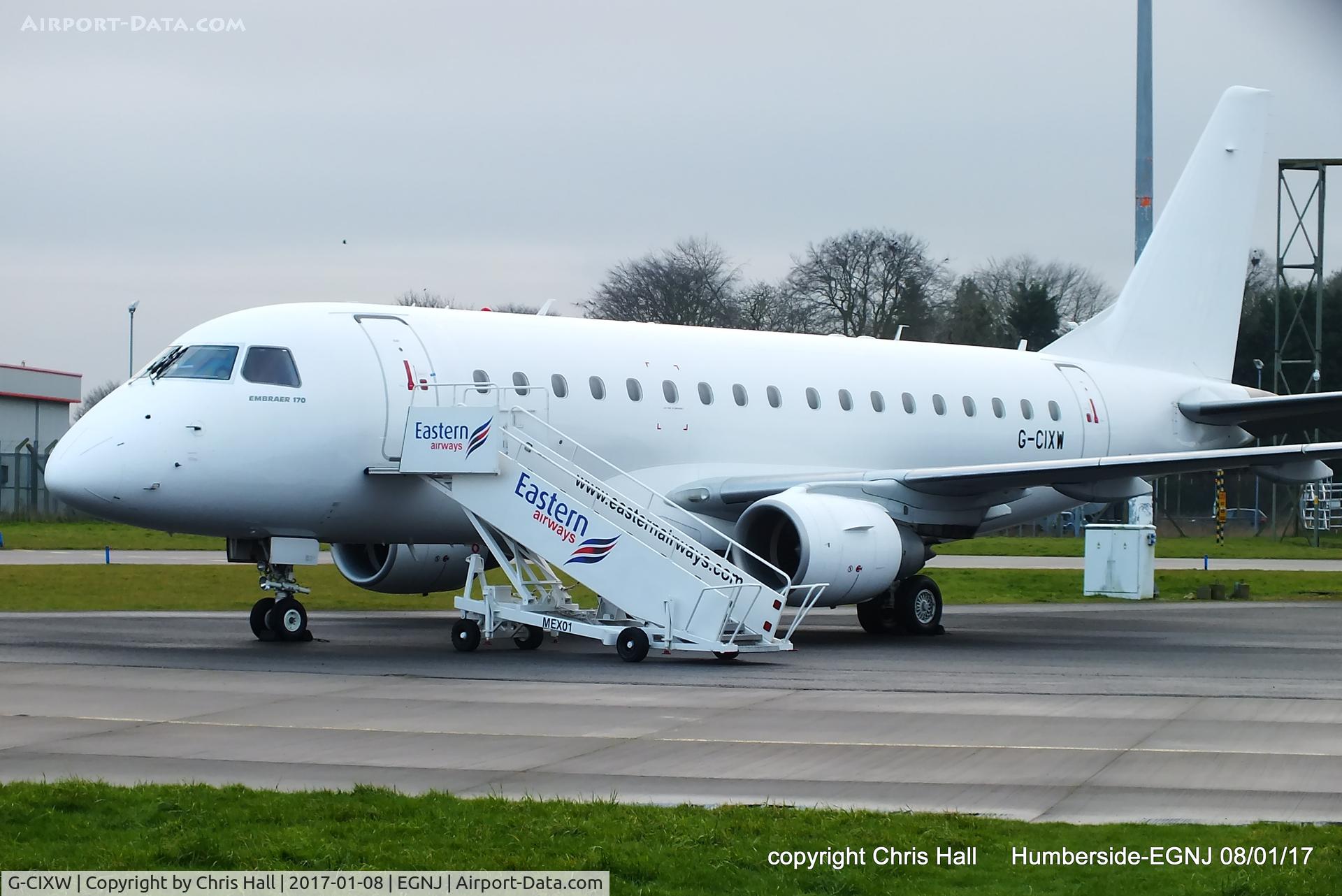 G-CIXW, 2008 Embraer 170LR (ERJ-170-100LR) C/N 17000230, Eastern Airways