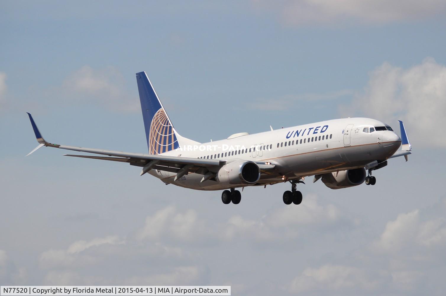 N77520, 2010 Boeing 737-824 C/N 31658, United