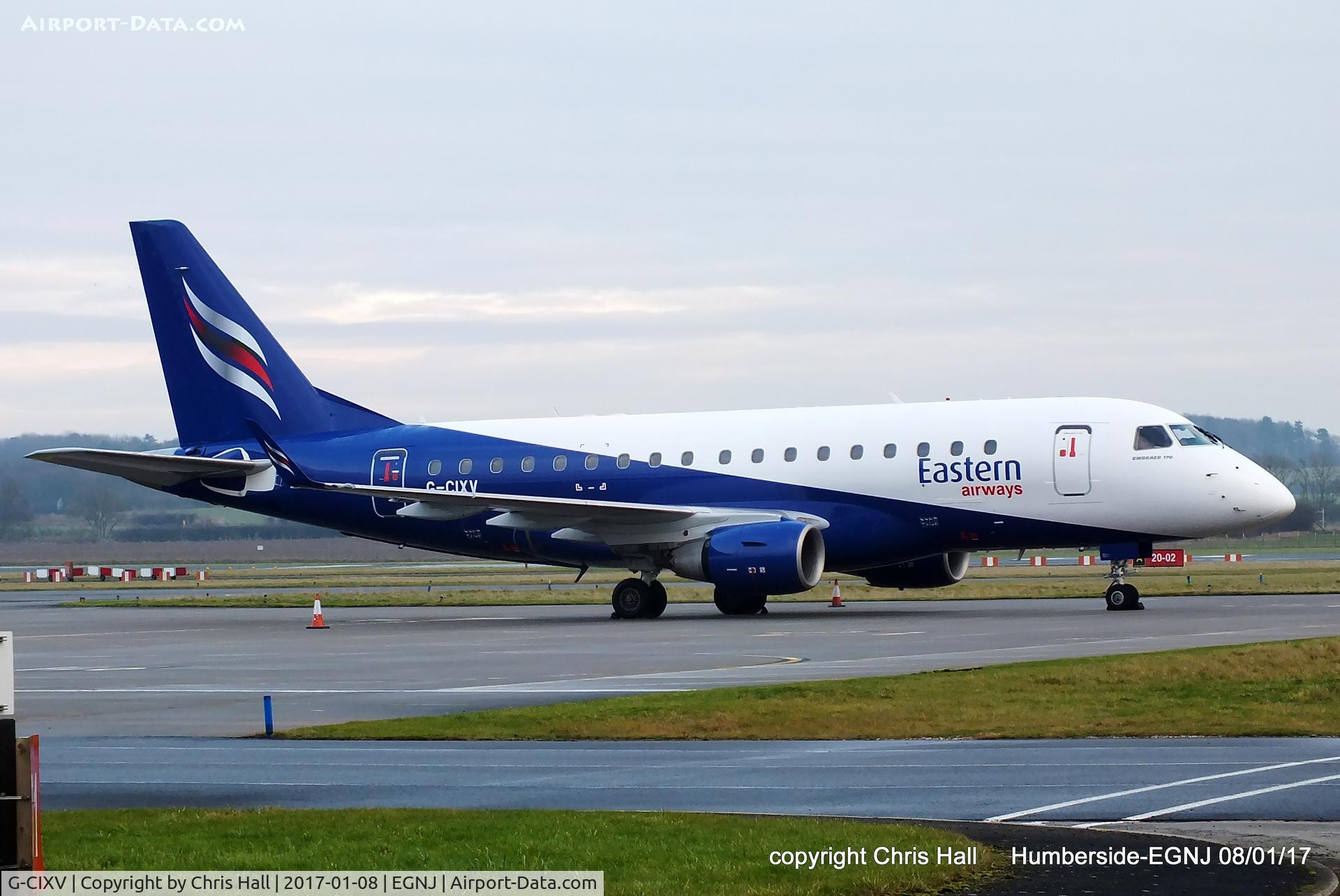 G-CIXV, 2005 Embraer 170LR (ERJ-170-100LR) C/N 17000111, Eastern Airways