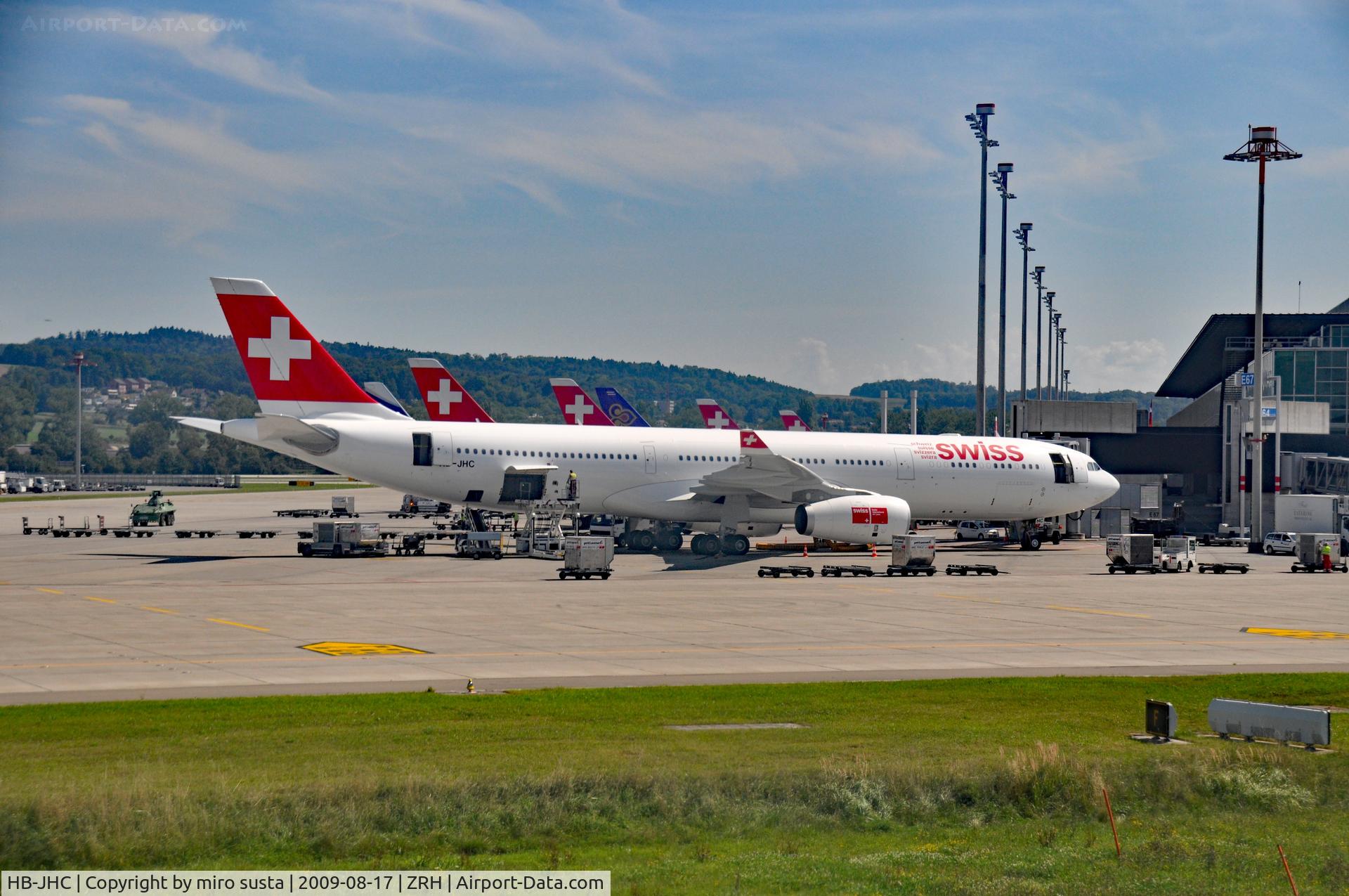 HB-JHC, 2009 Airbus A330-343X C/N 1029, Swiss International Airlines Airbus A330-343 Airplane, Zurich