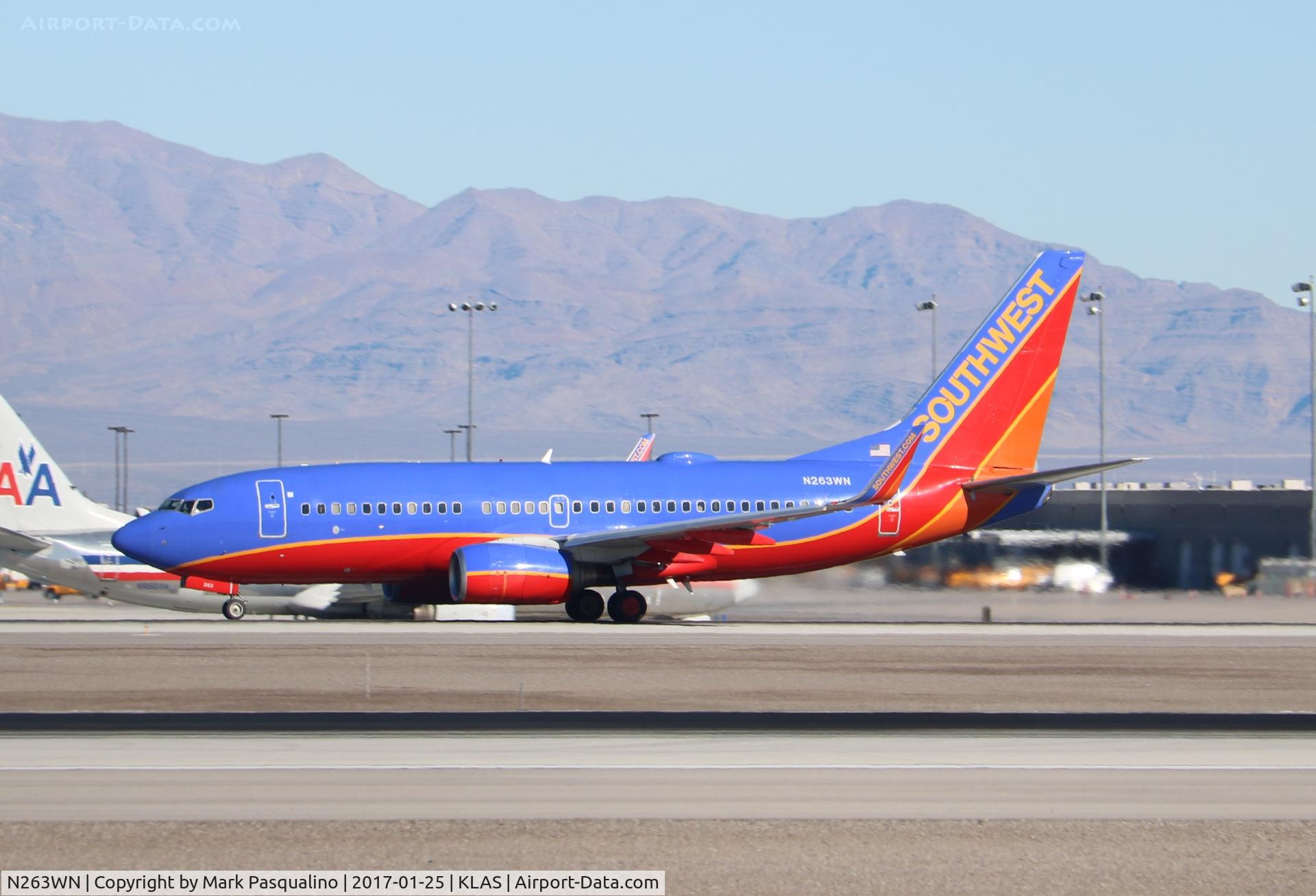 N263WN, 2007 Boeing 737-7H4 C/N 32520, Boeing 737-700