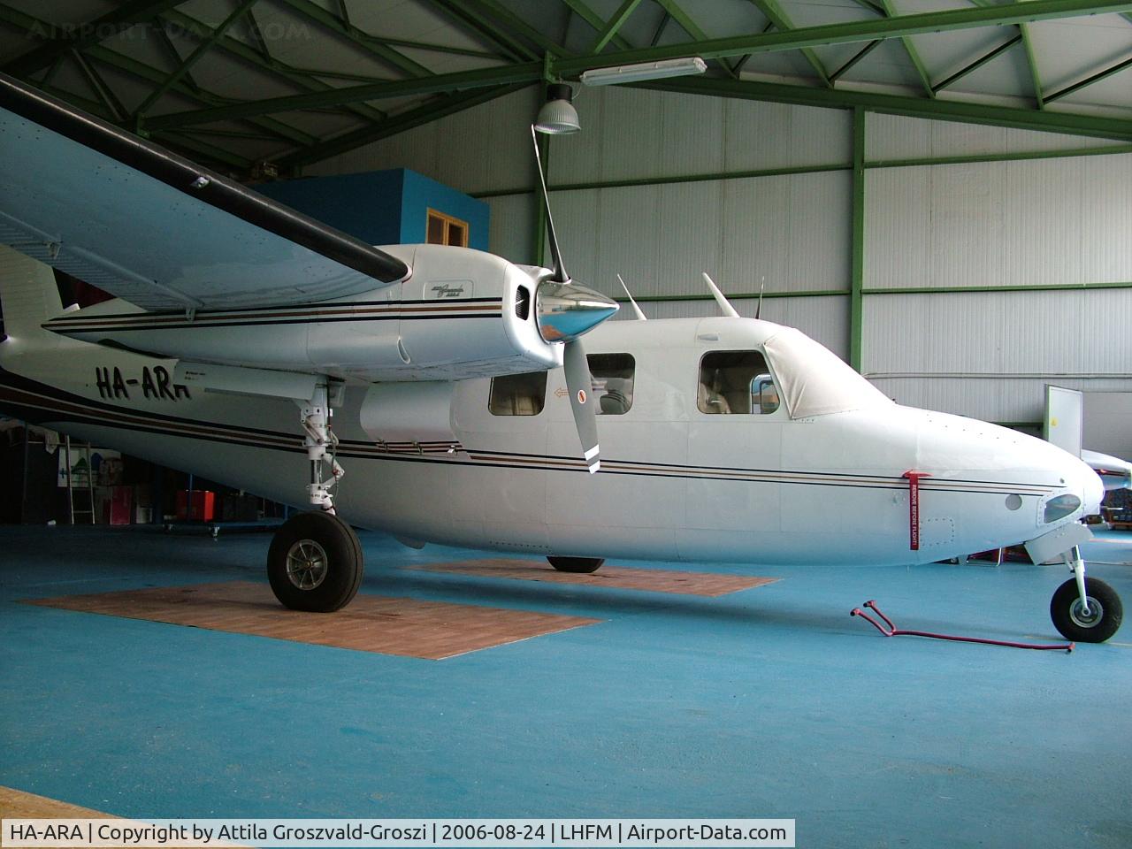 HA-ARA, 1961 Aero Commander 500A C/N 1113-55, Fertöszentmiklós, MEIDL Airport, Hungary