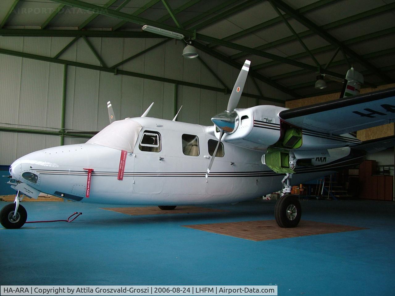 HA-ARA, 1961 Aero Commander 500A C/N 1113-55, Fertöszentmiklós, MEIDL Airport, Hungary